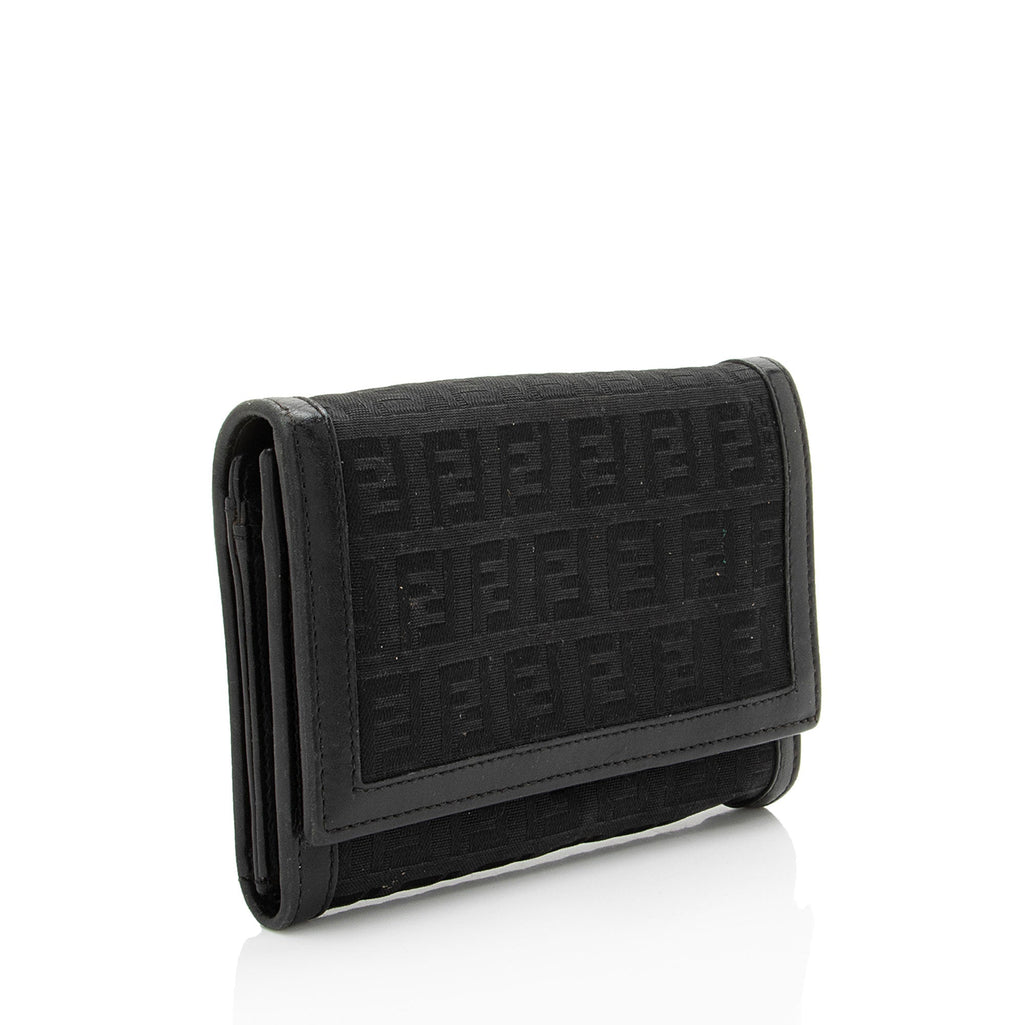 Fendi Zucchino Compact Wallet