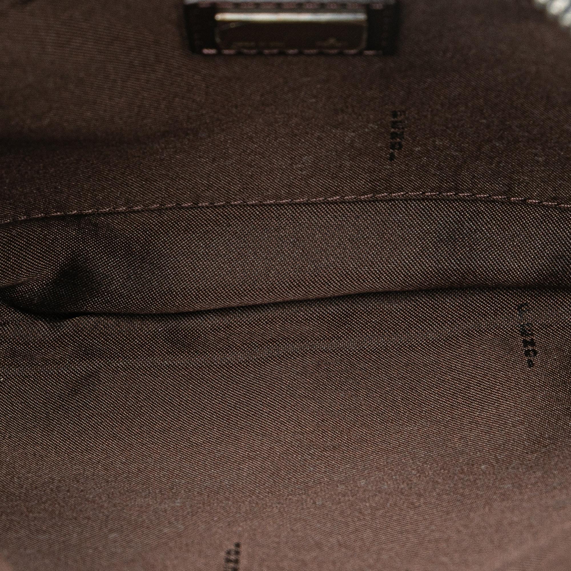 Fendi Zucchino Denim Crossbody
