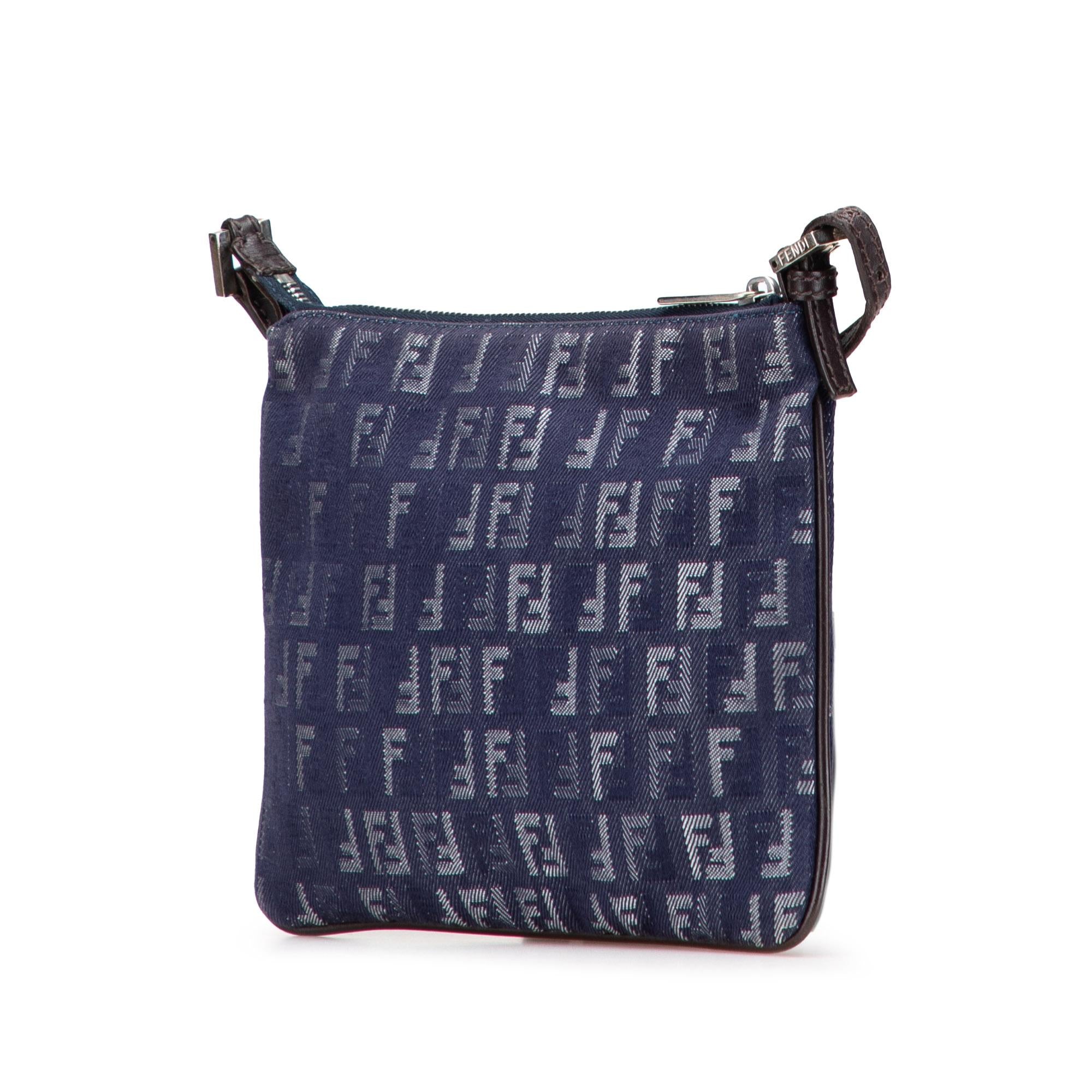 Fendi Zucchino Denim Crossbody