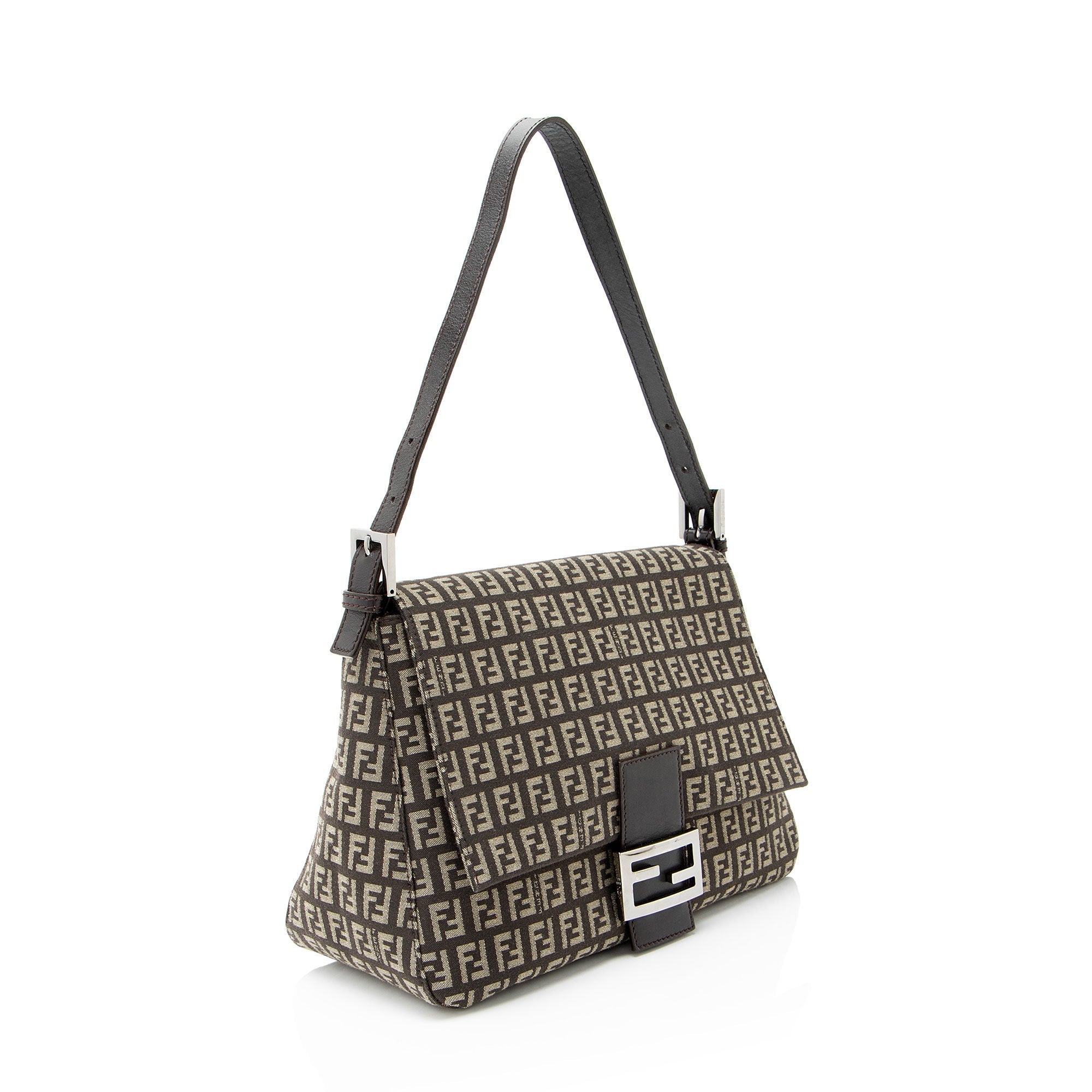 Fendi Zucchino Forever Mama Shoulder Bag