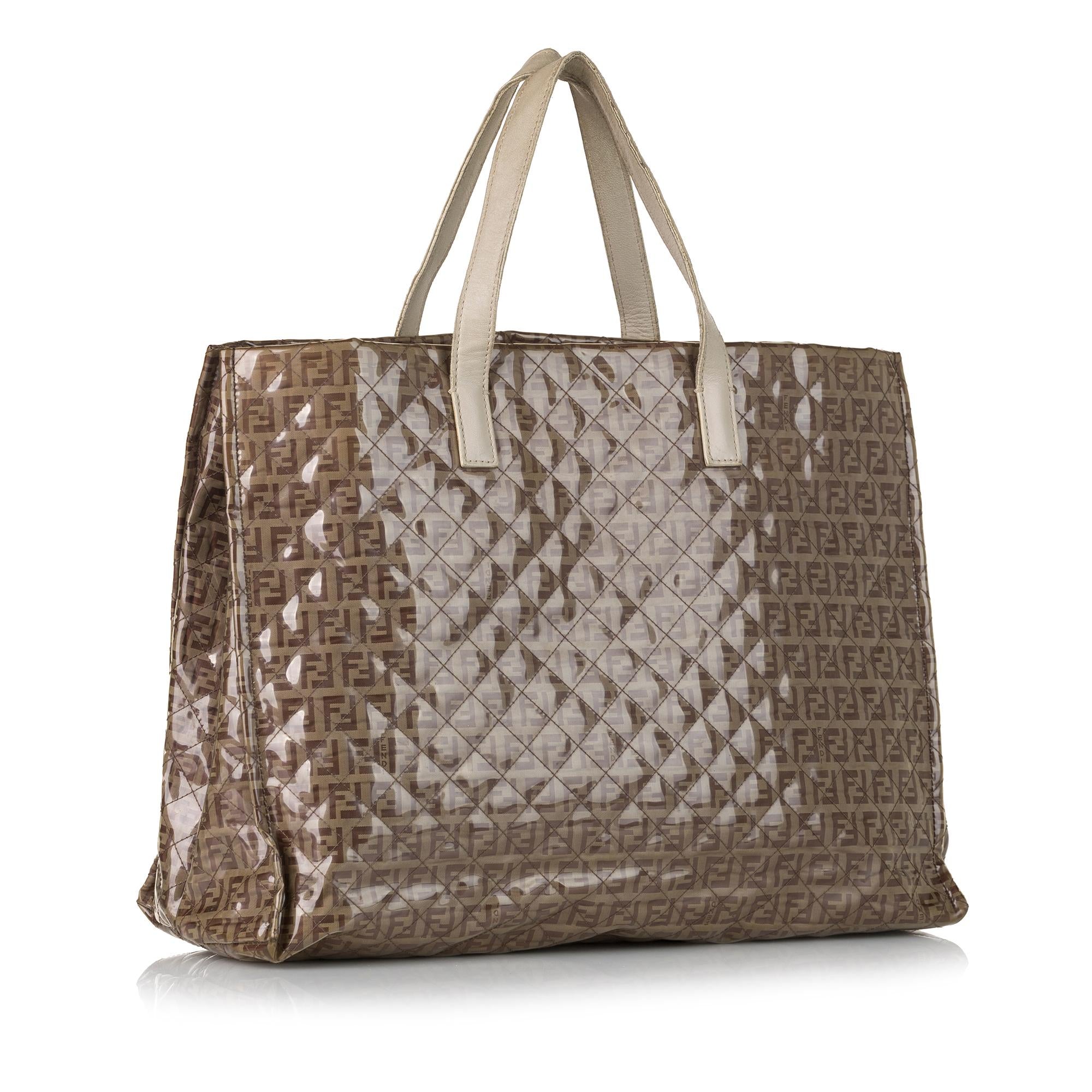 Fendi Zucchino Glazed Tote (SHG-aPegG6)
