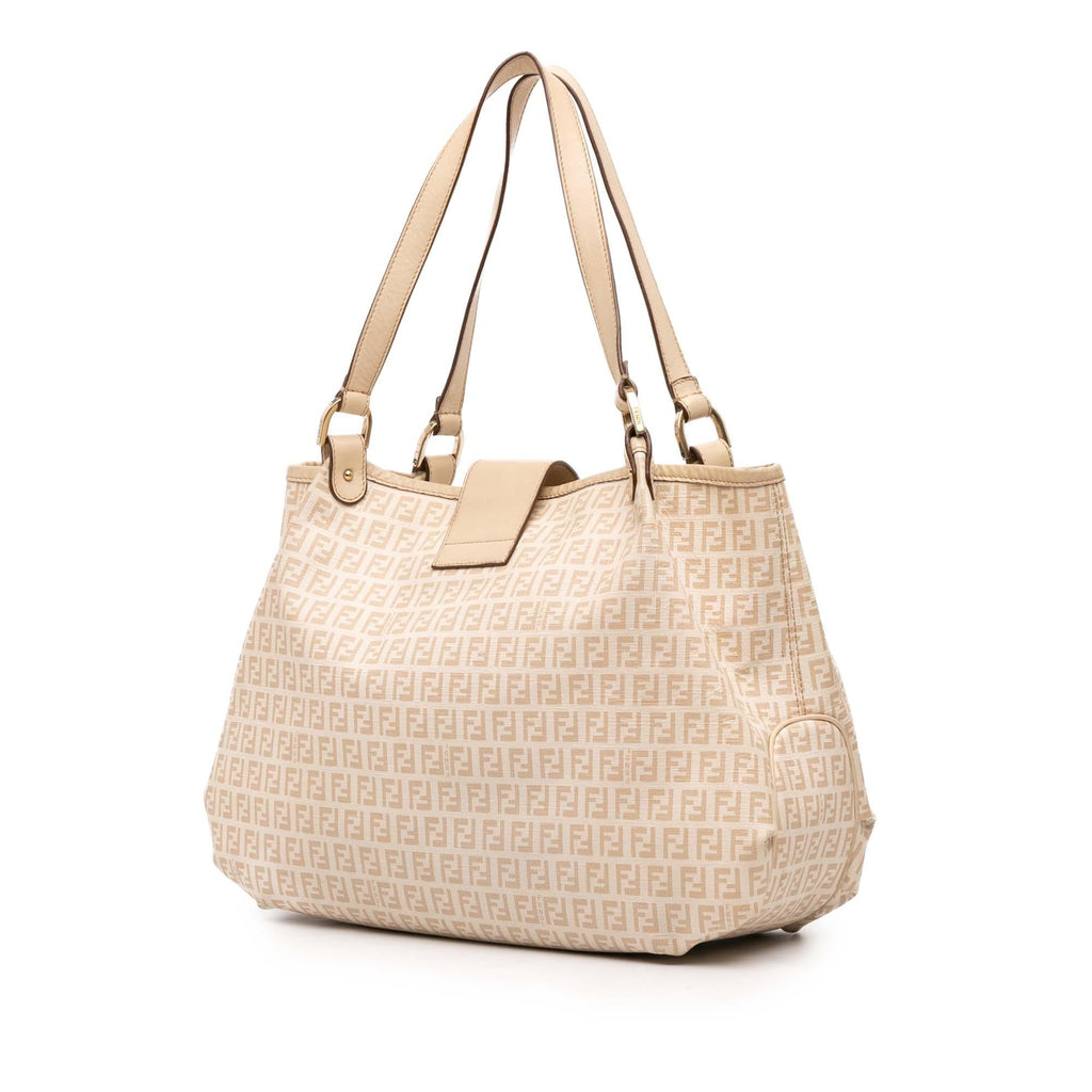 Fendi Zucchino Spalmati Chiusura Tote