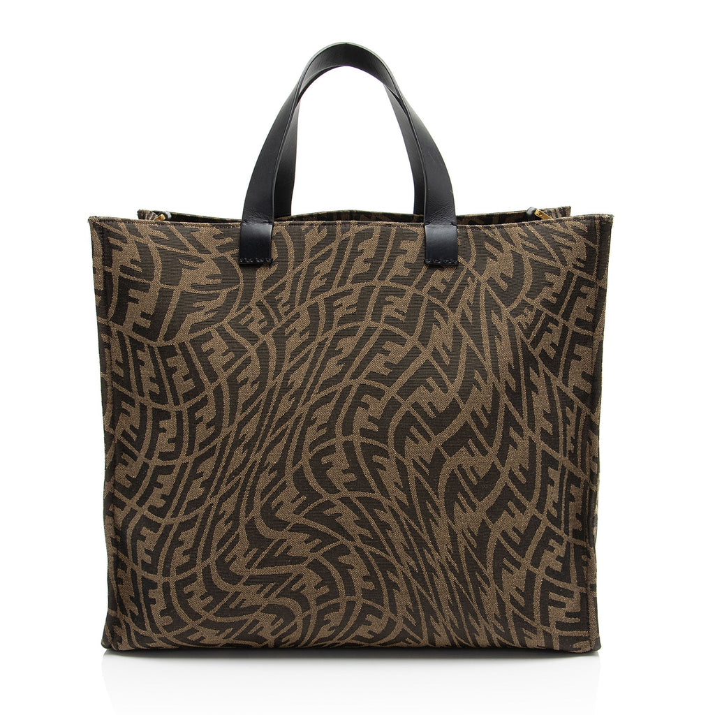 Fendi x Sara Coleman FF Vertigo Canvas Shopping Tote