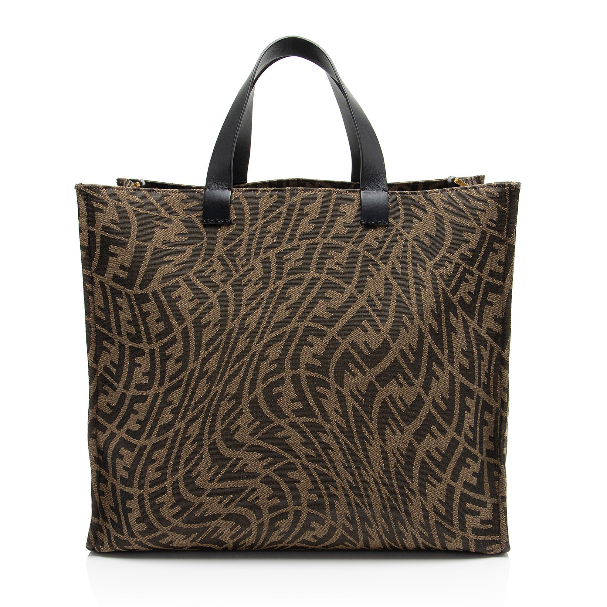 Fendi x Sara Coleman FF Vertigo Canvas Shopping Tote