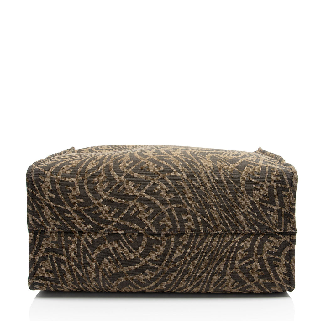 Fendi x Sara Coleman FF Vertigo Canvas Shopping Tote