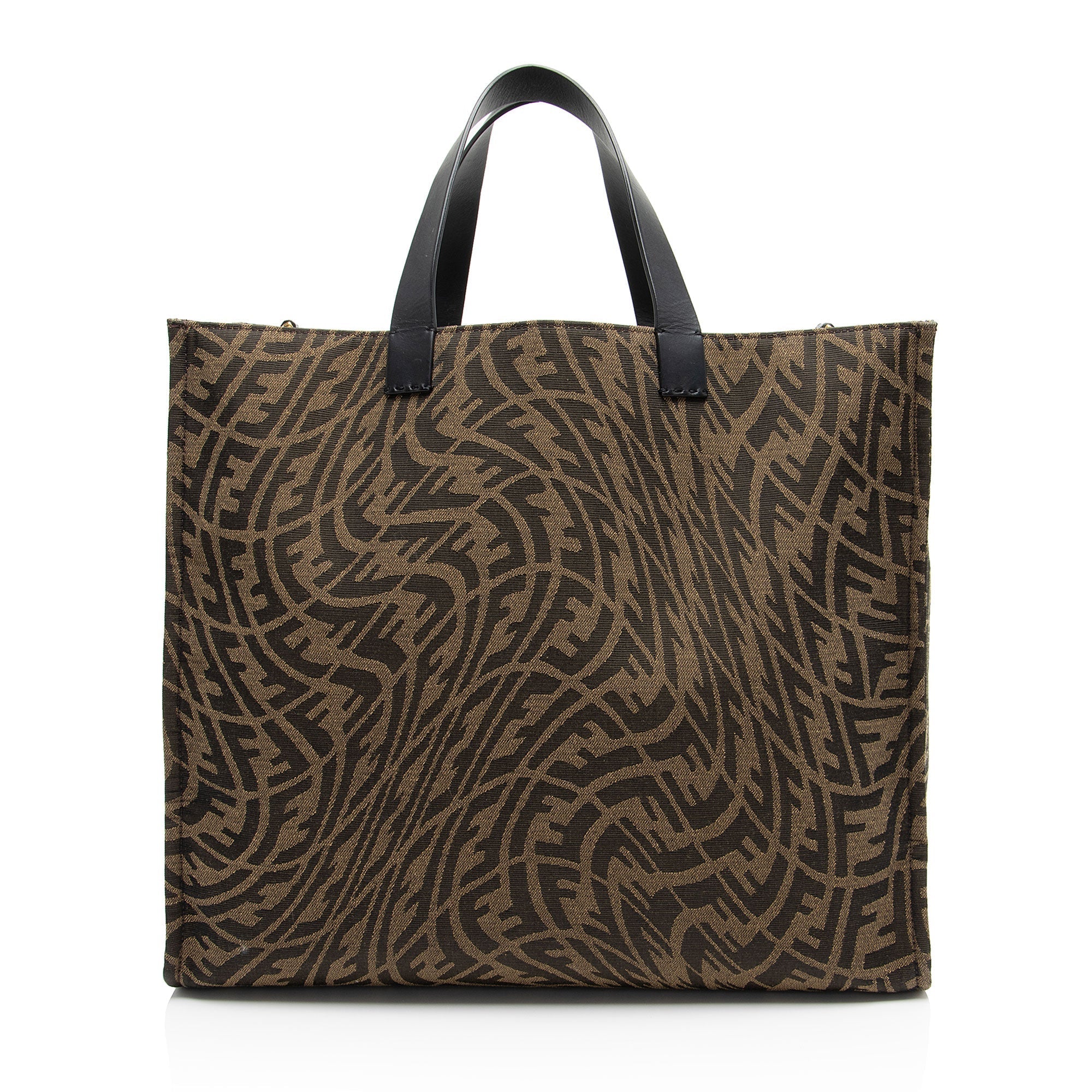 Fendi x Sara Coleman FF Vertigo Canvas Shopping Tote