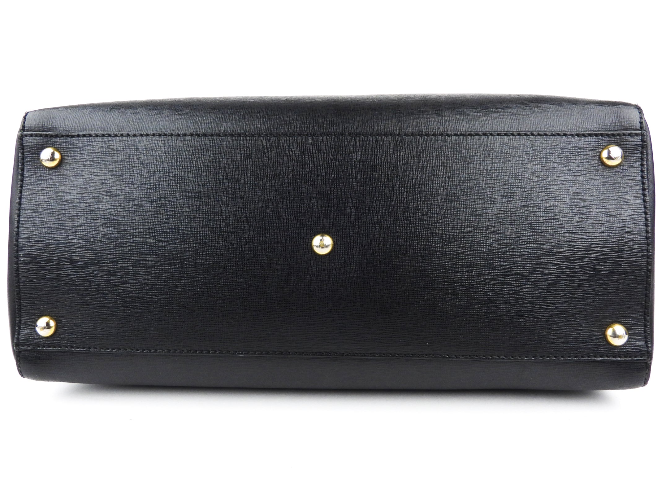 Fendi Black Leather 2Jours Two Way Tote Bag