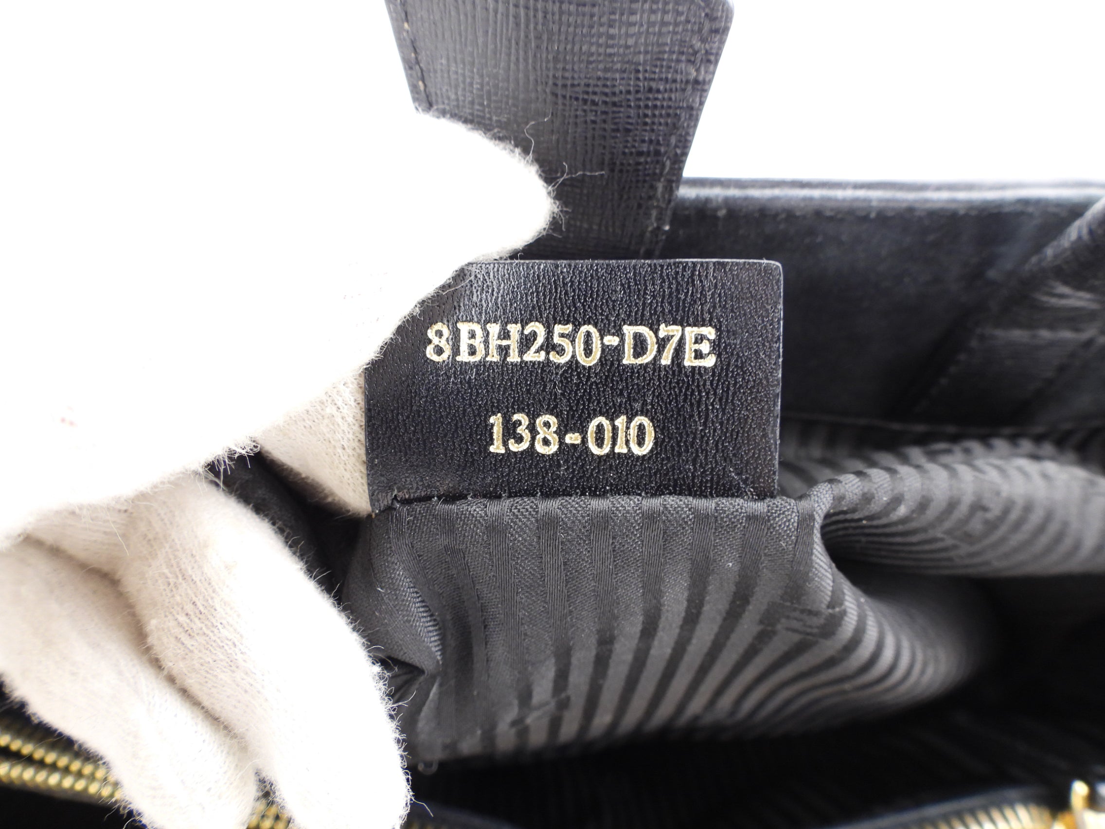 Fendi Black Leather 2Jours Two Way Tote Bag