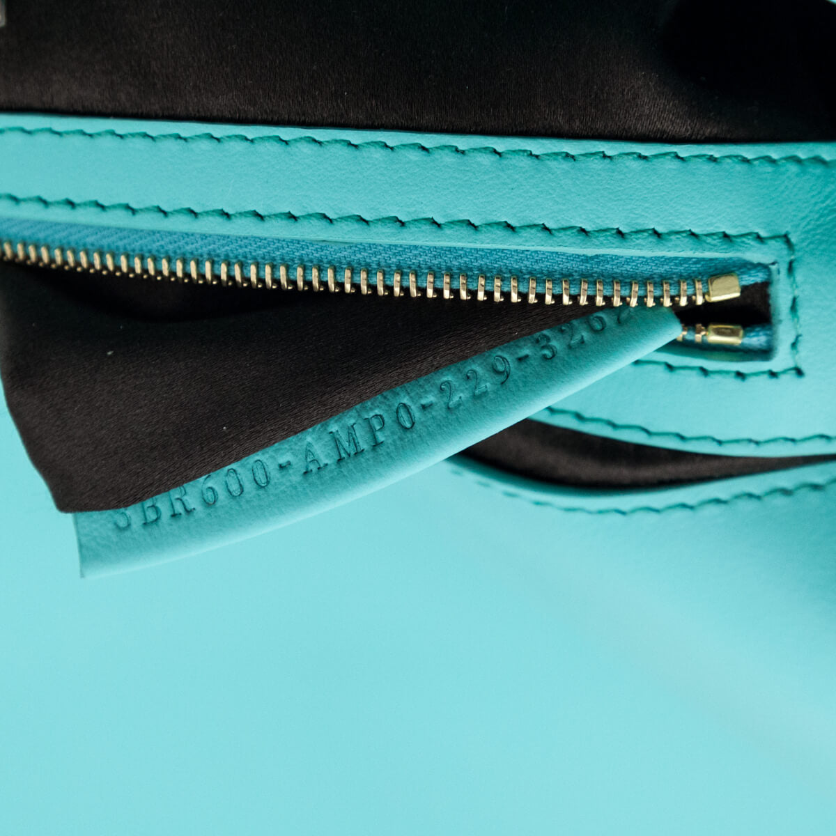 Fendi Blue Sequin Paillettes Vitello Grace Re-Edition Baguette
