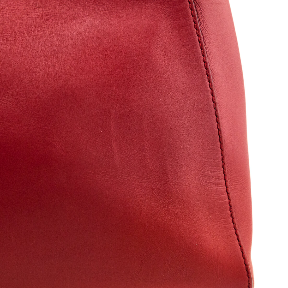 Fendi Red Nappa Medium Peekaboo Bag