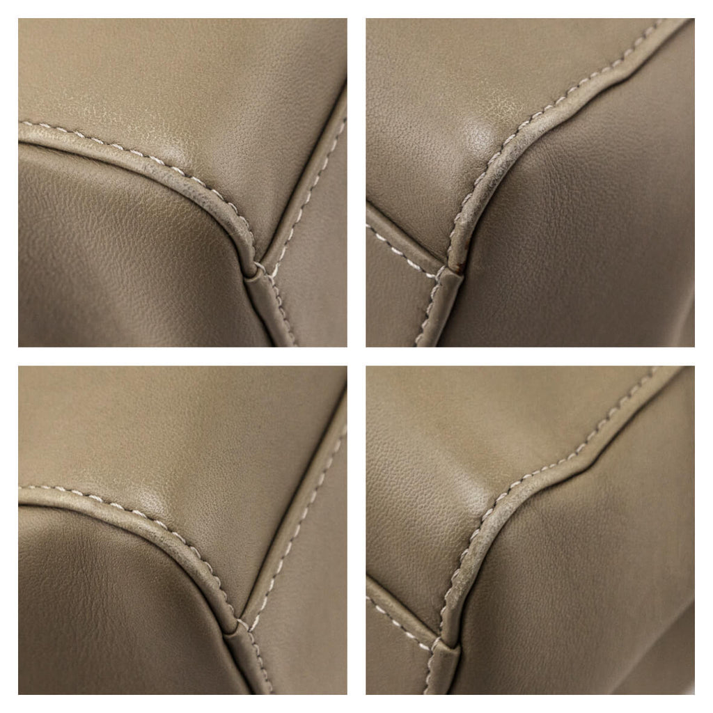 Fendi Tortora Nappa Mini Peekaboo Iconic Satchel