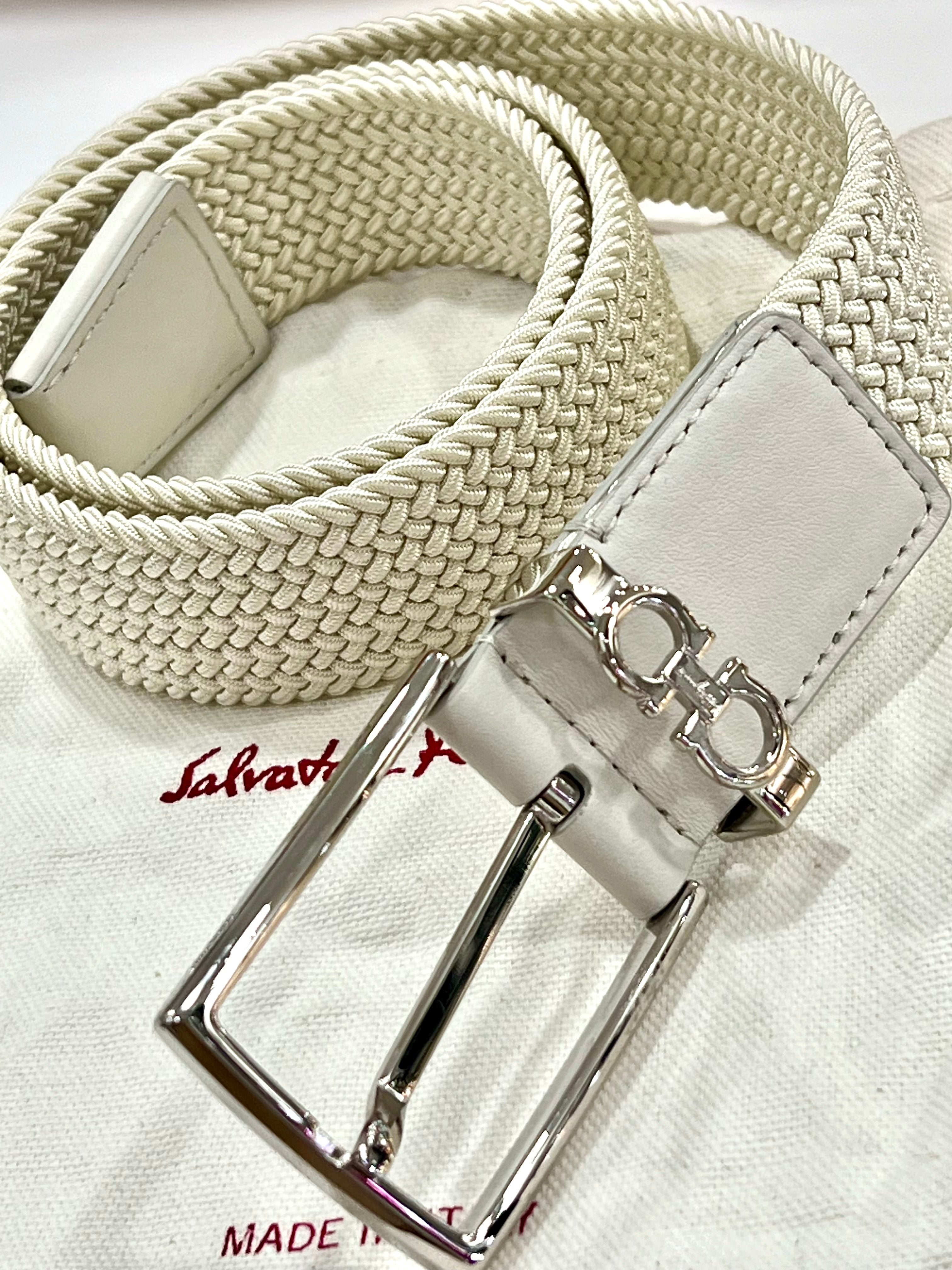 FERRAGAMO GANCINI BUCKLE GULF BELT