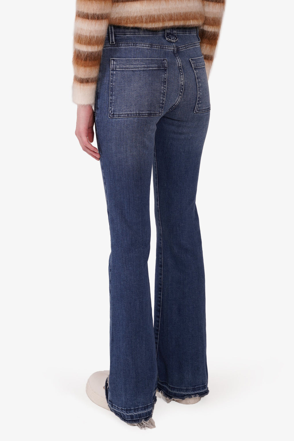 Frame Blue Denim Wide Leg Jeans Size 27