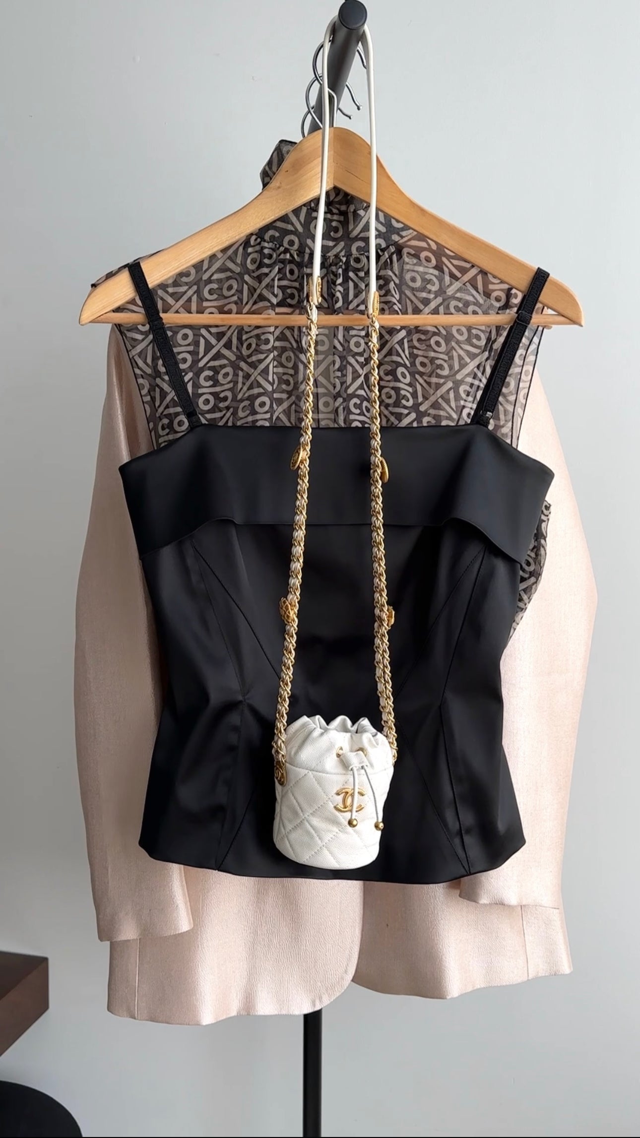 D&G Dolce Gabbana Black Satin Bustier Top - IT42 / S