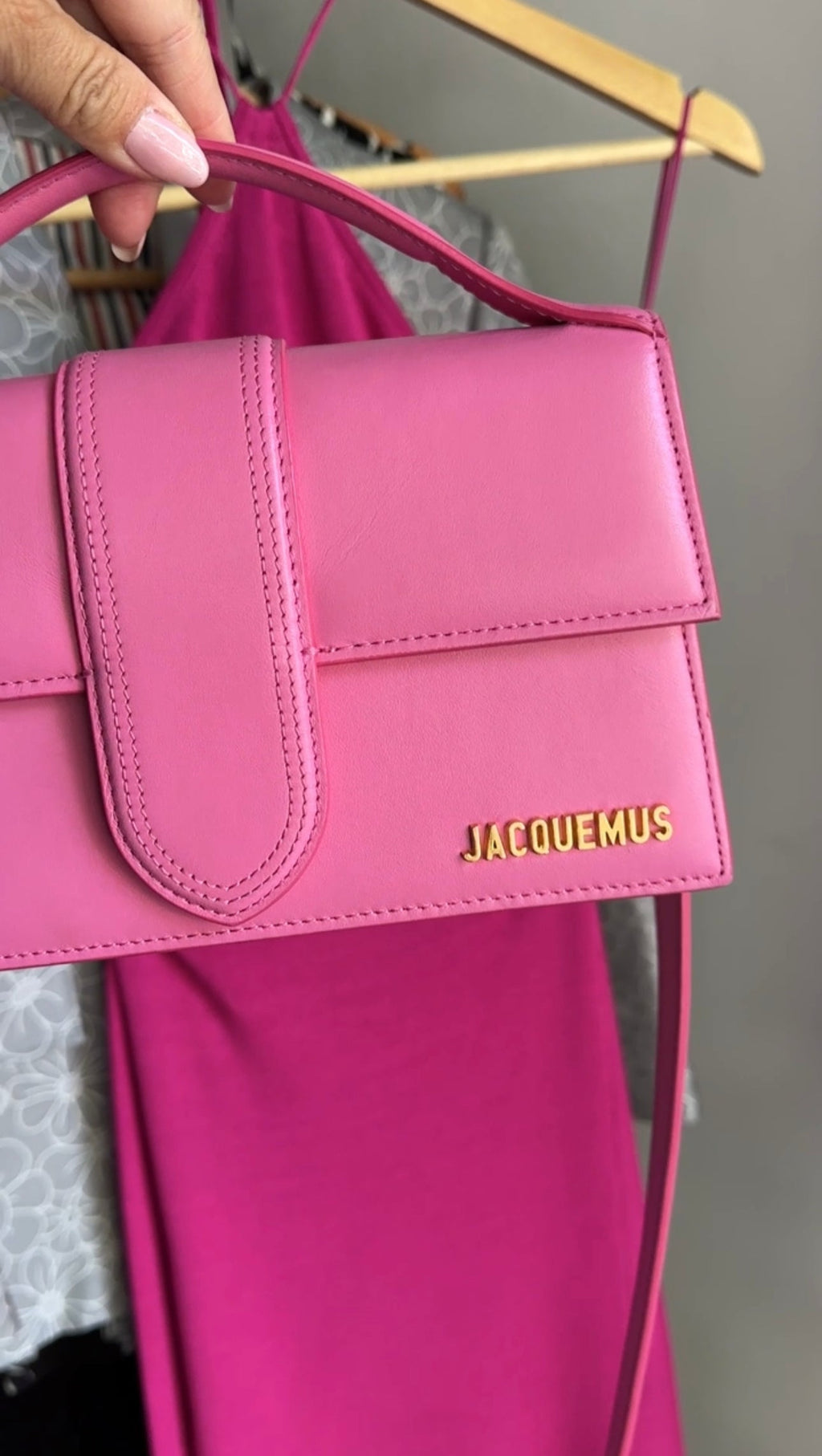 Jacquemus Pink Le Grand Bambino Bag
