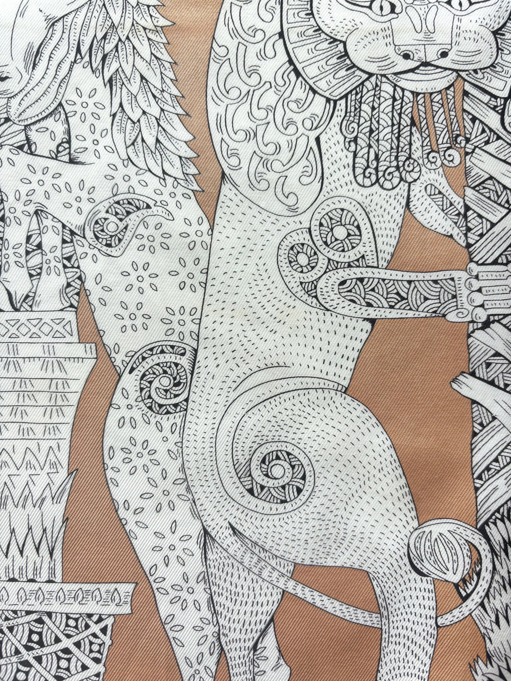 Hermes 'Les Legendes de L'Arbre' Scarf