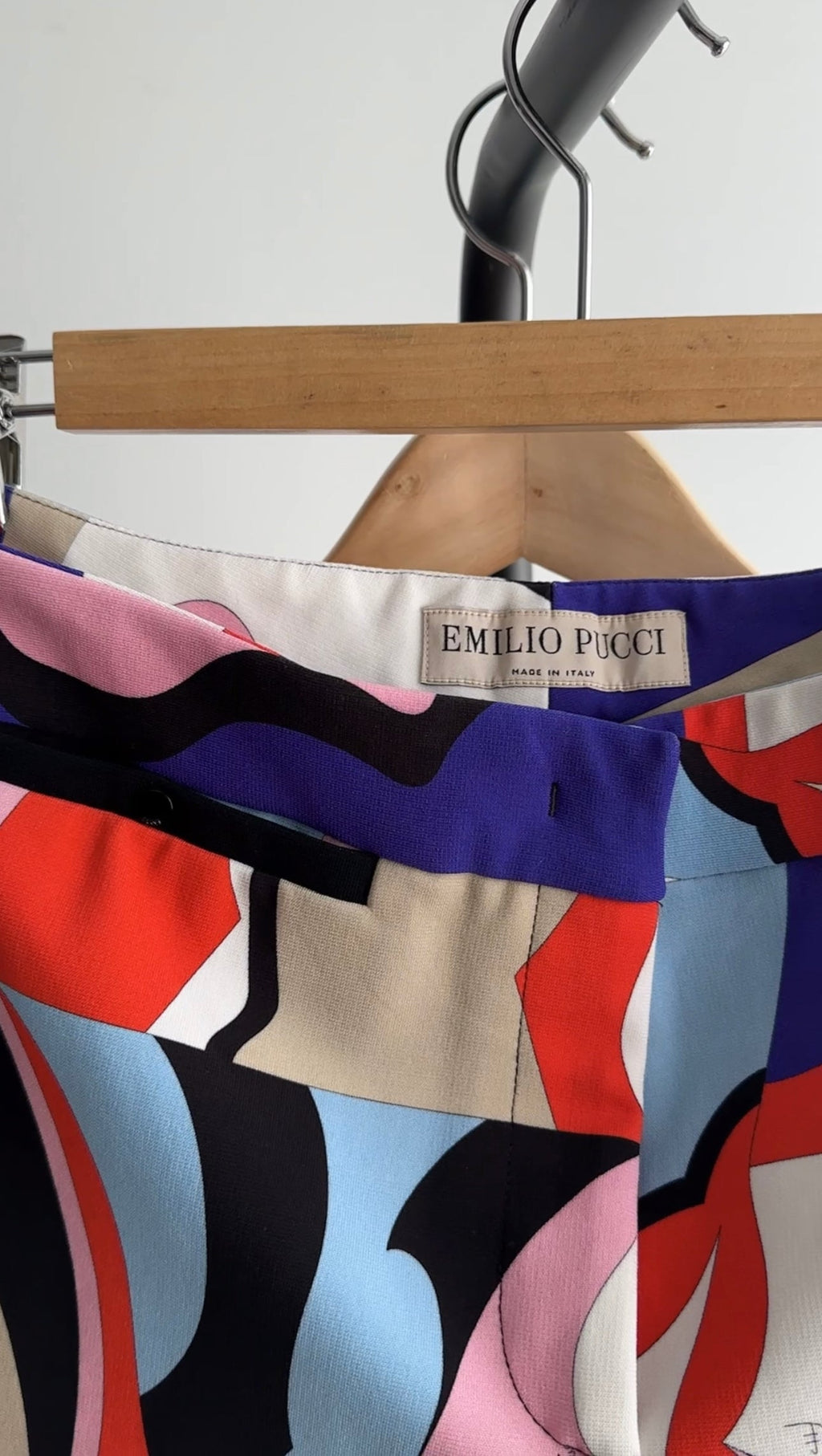 Pucci Multicolour viscose Jersey Slim Pants - S (4/6)