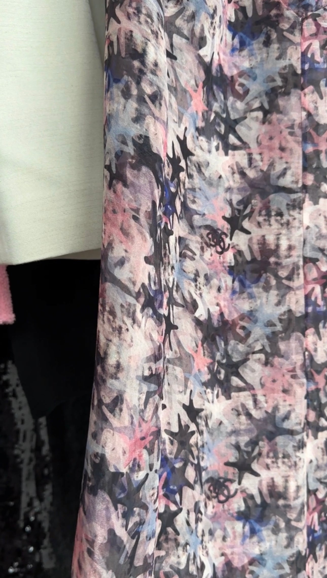 Chanel Pink Star Halter Long Gown - 38
