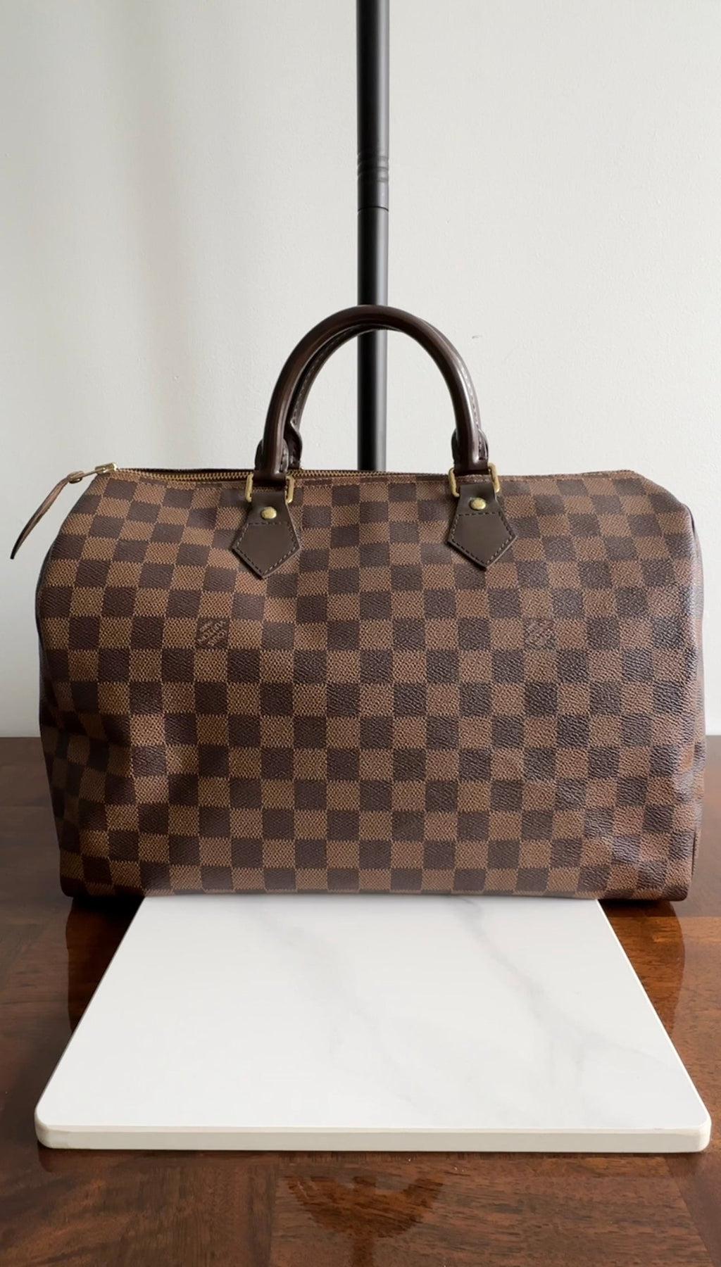 Louis Vuitton Damier Ebene Speedy 35 Bag