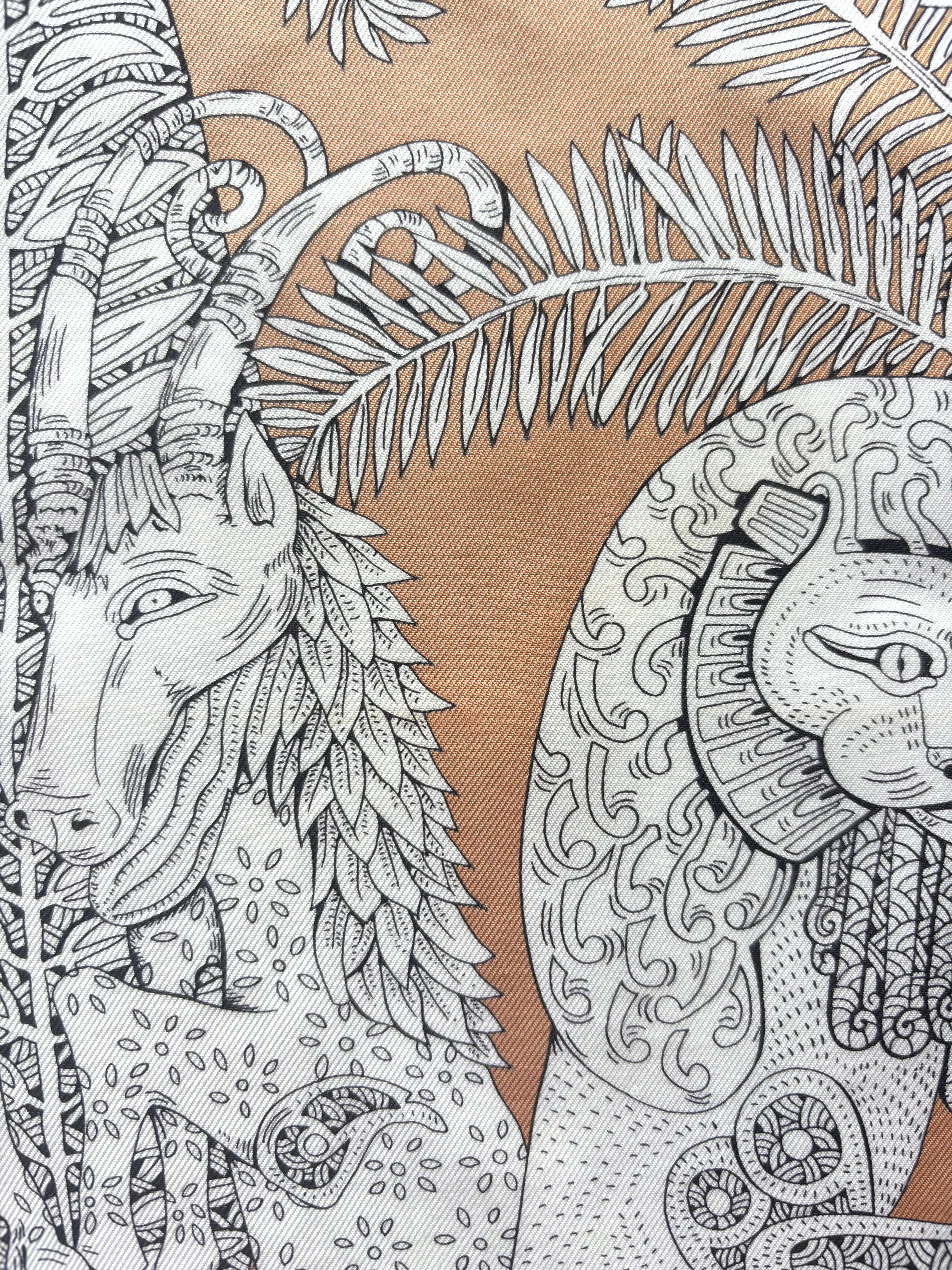 Hermes 'Les Legendes de L'Arbre' Scarf