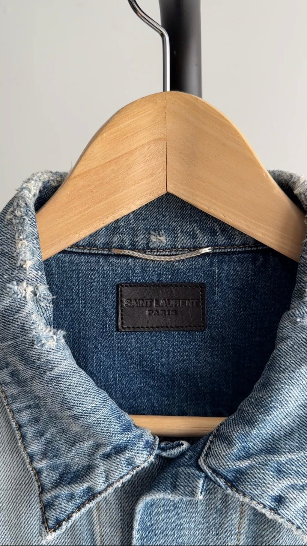 Saint Laurent Blue Denim Jean Jacket