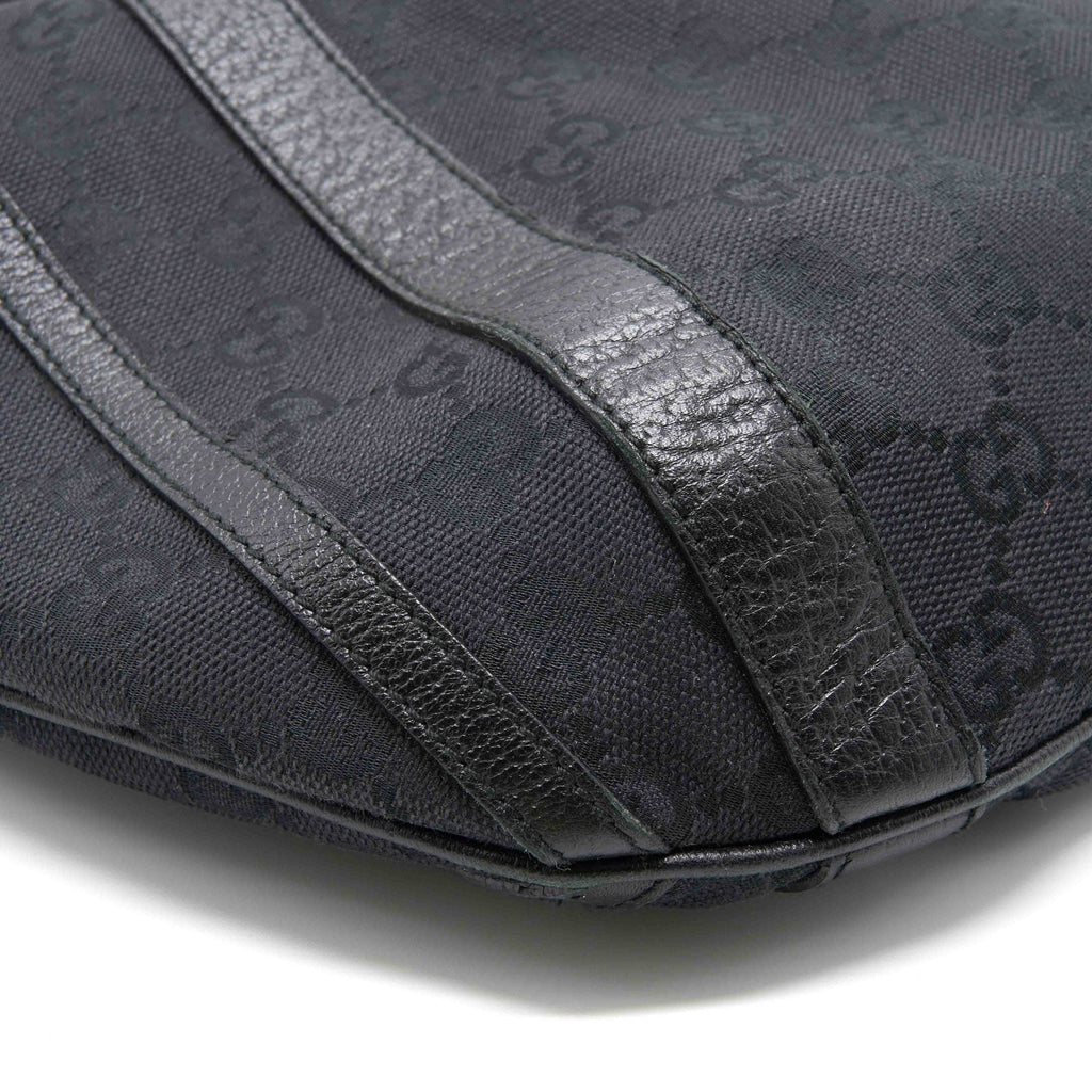 Gucci Black Monogram Canvas Tote
