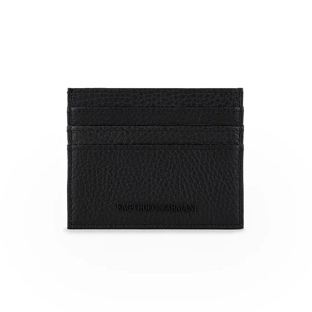 Asv Regenerated Saffiano Leather  Holder With Eagle Plate