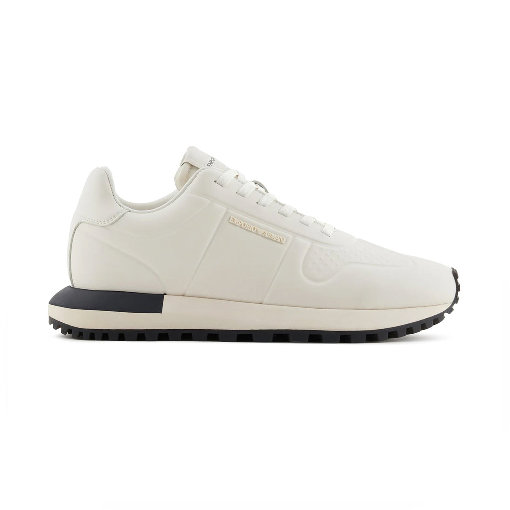 Leather Sneakers With Thermoformed Details