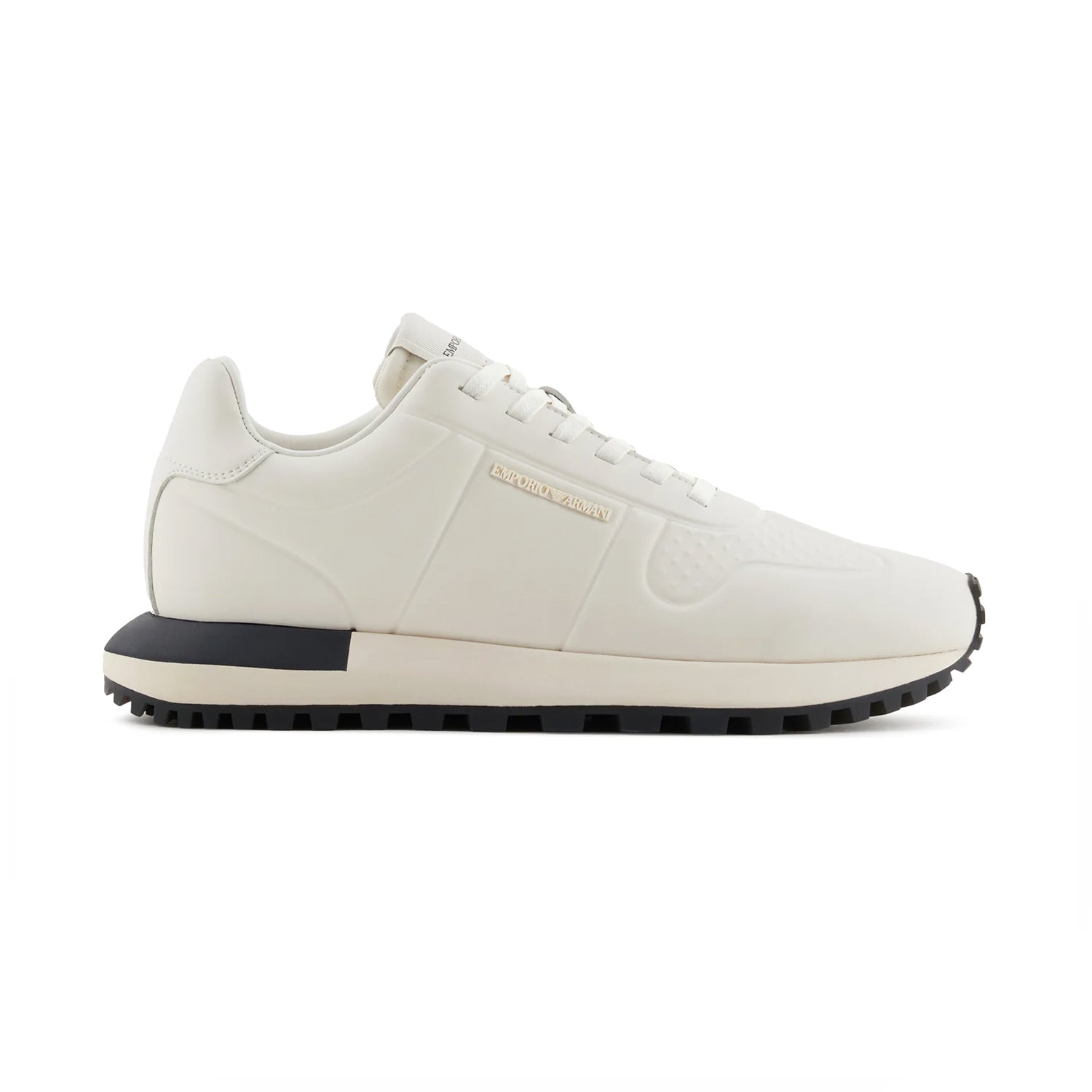 Leather Sneakers With Thermoformed Details