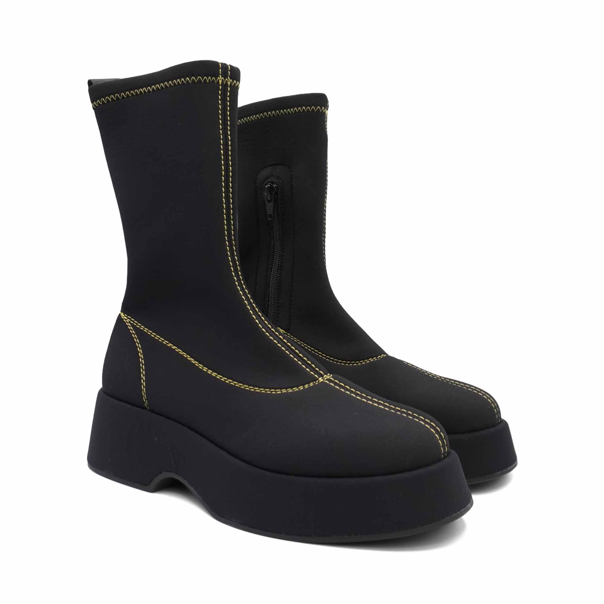 Ganni 'Retro Flatform' Sock Boot - Women's 37