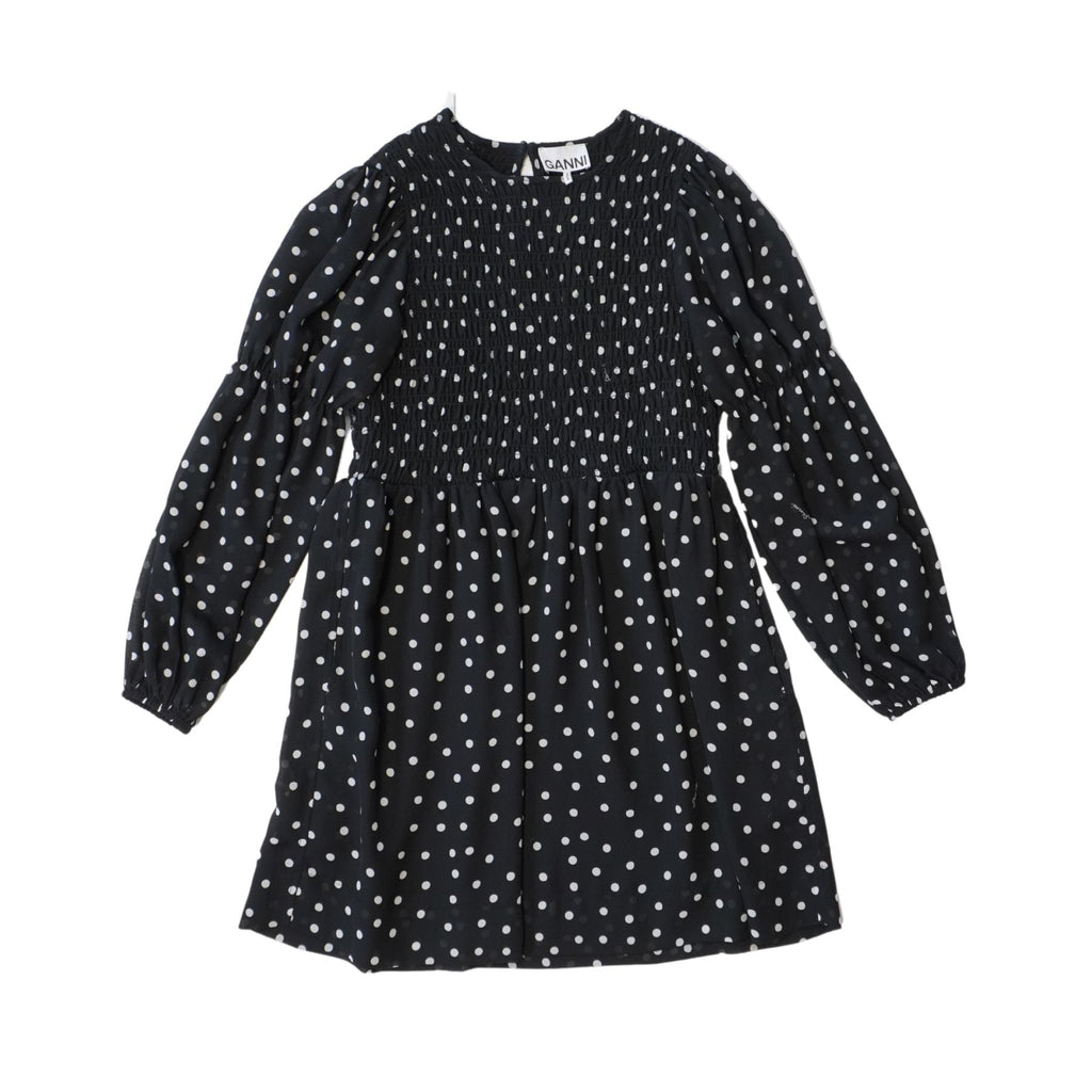 Ganni 'Smocked' Mini Dress - Women's 32