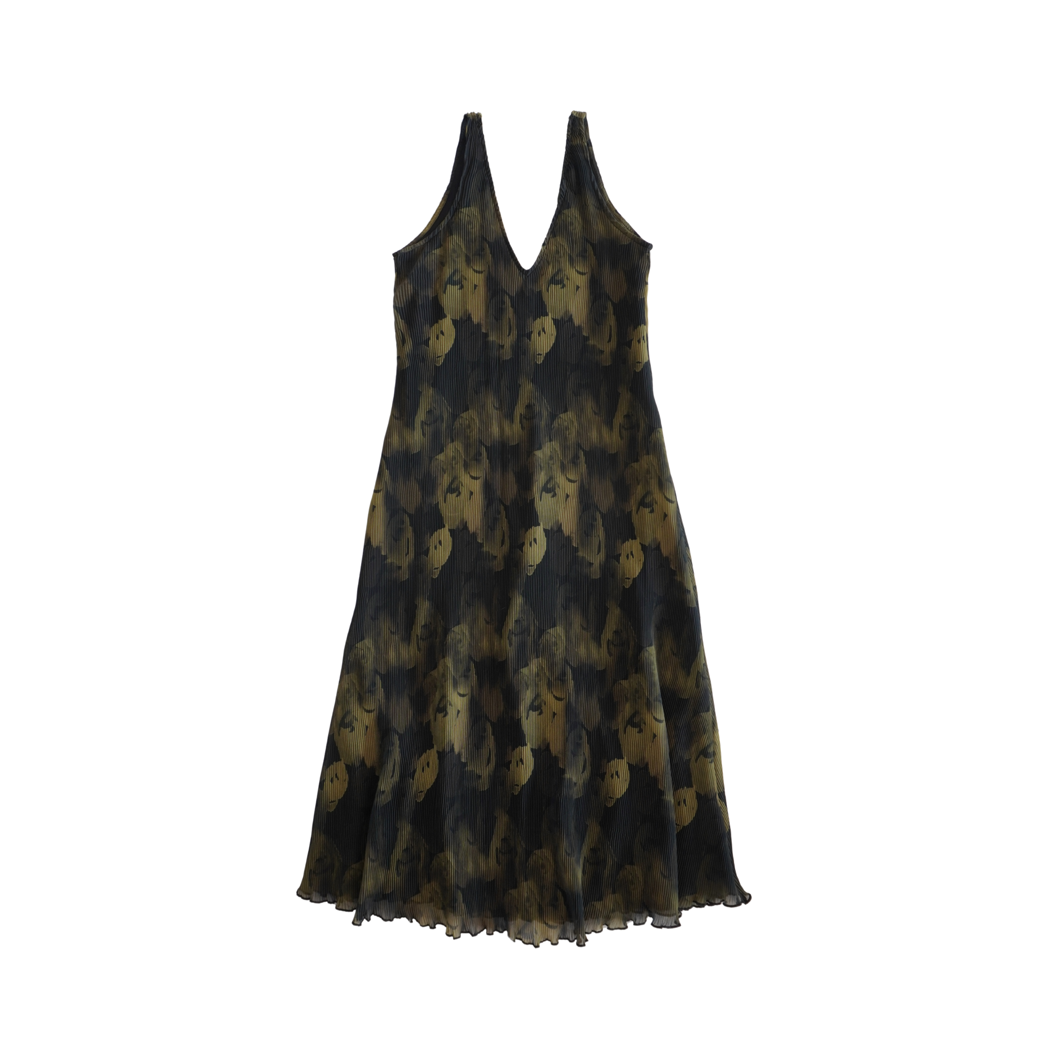 Ganni Pleated Midi Dress - Women's 36