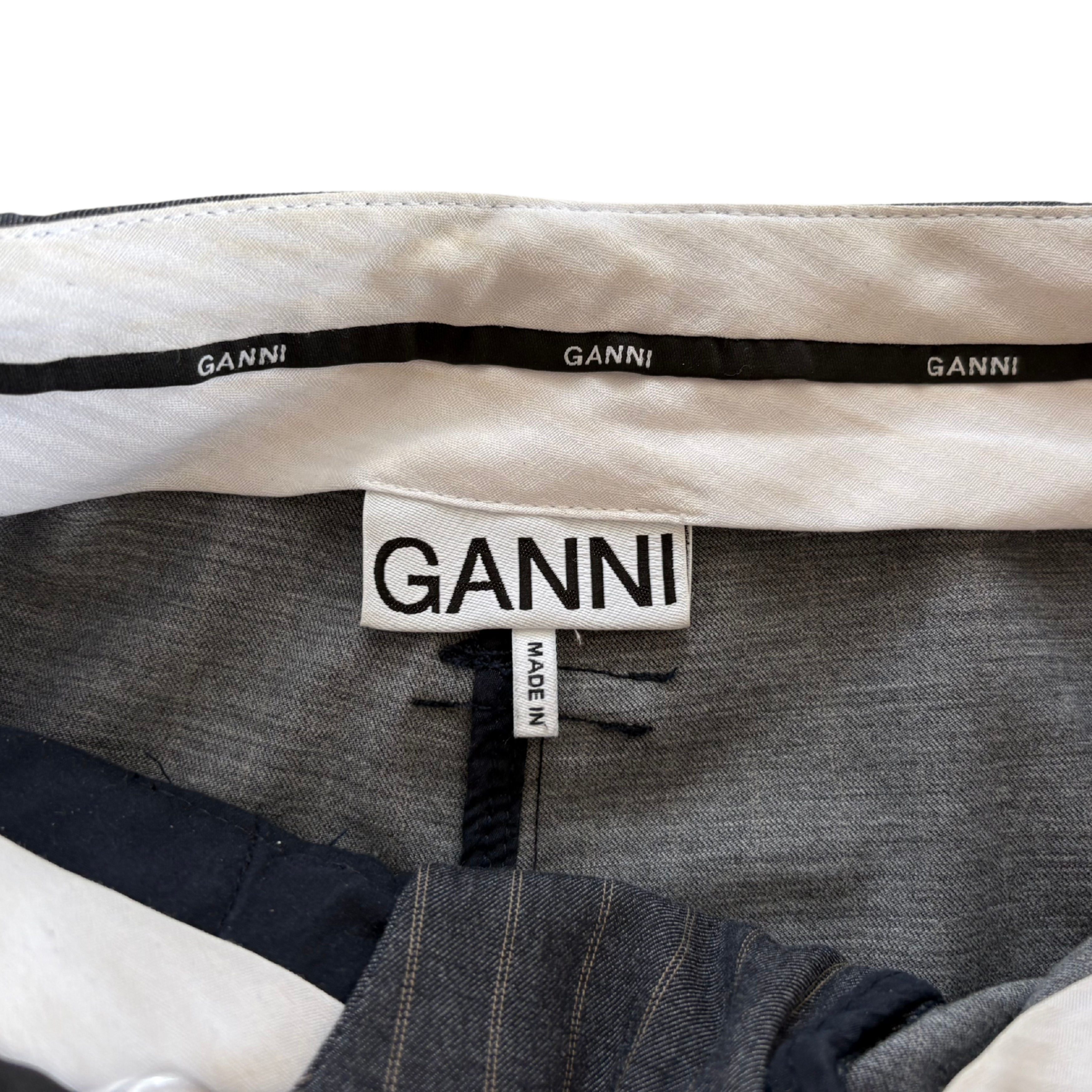 Ganni Straight-Leg Trousers - Women's 34