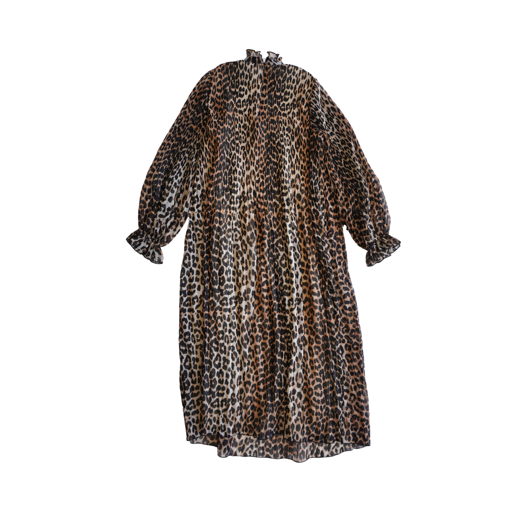 Ganni Pleated Maxi Dress - Women's 38