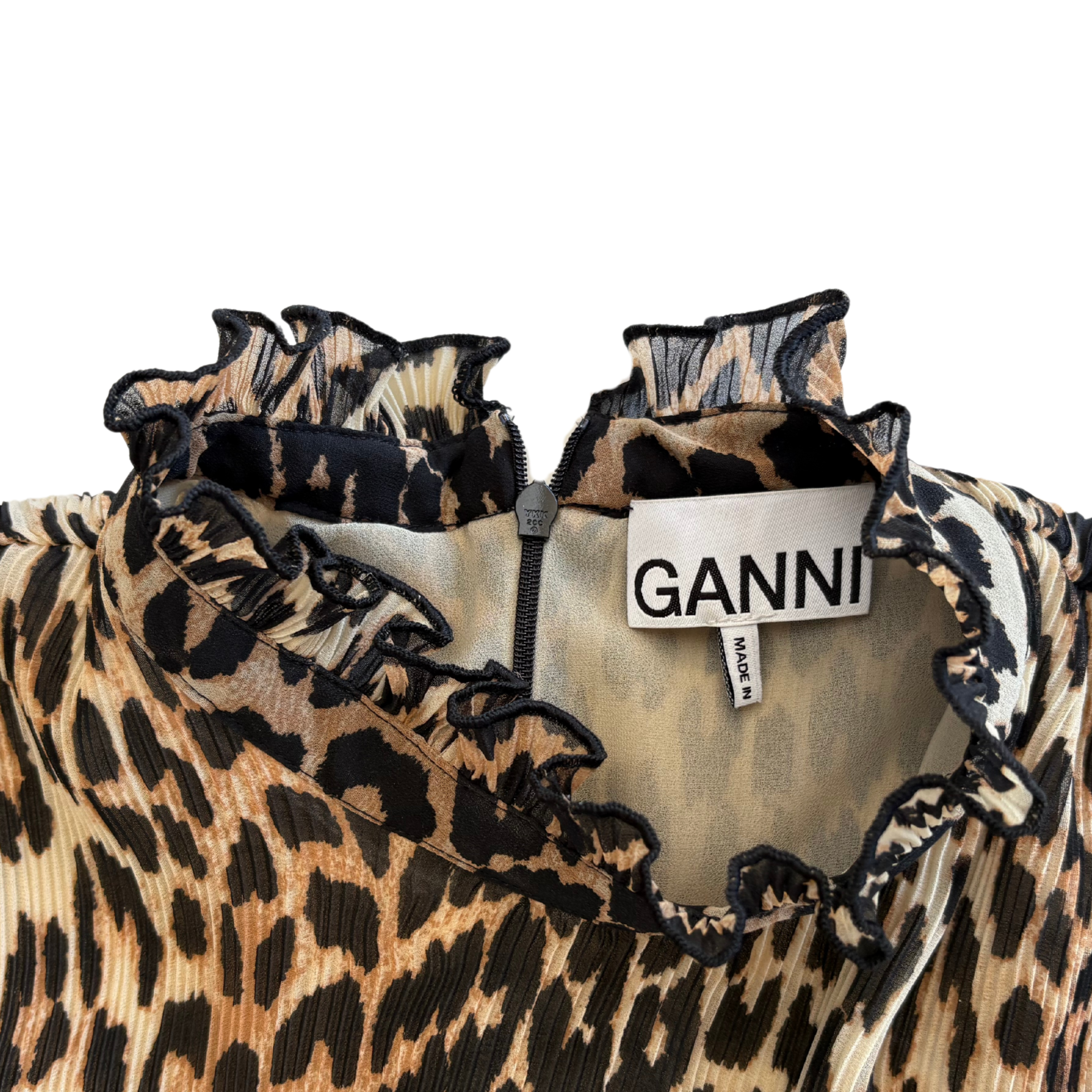 Ganni Pleated Maxi Dress - Women's 38