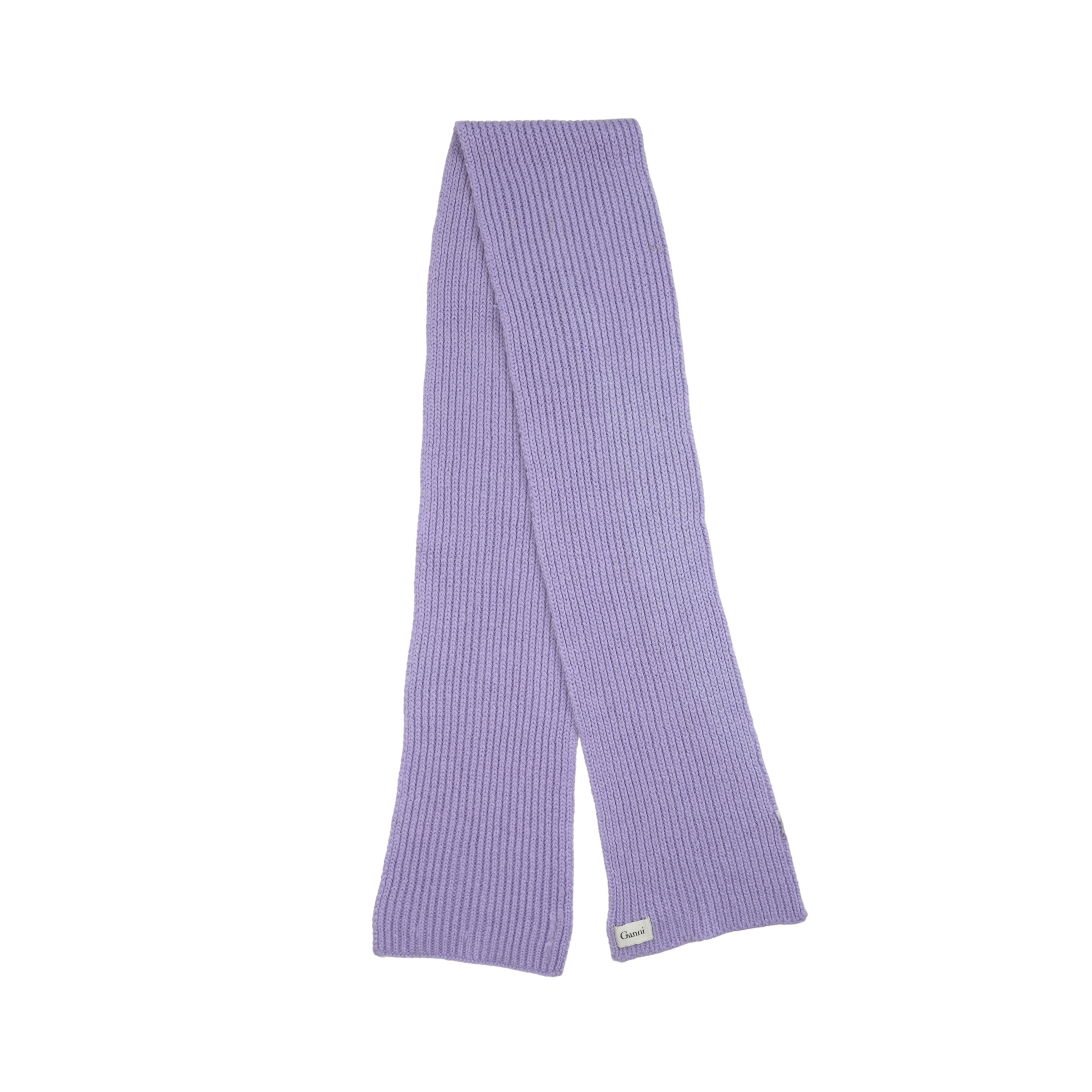Ganni Knit Wool Scarf
