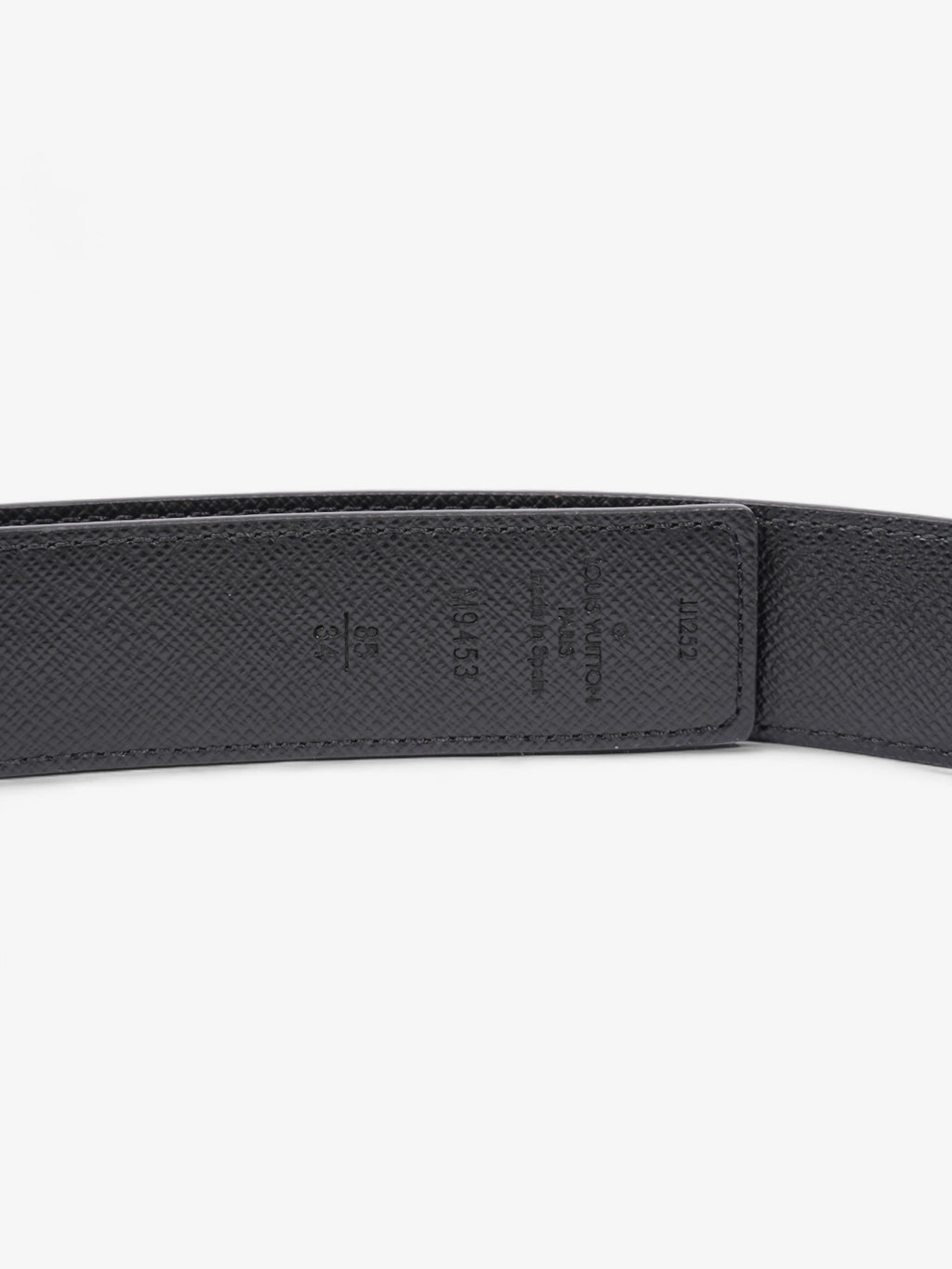 Louis Vuitton LV Initiales Reversible Belt Monogram / Black / Gold Canvas 85cm / 34"