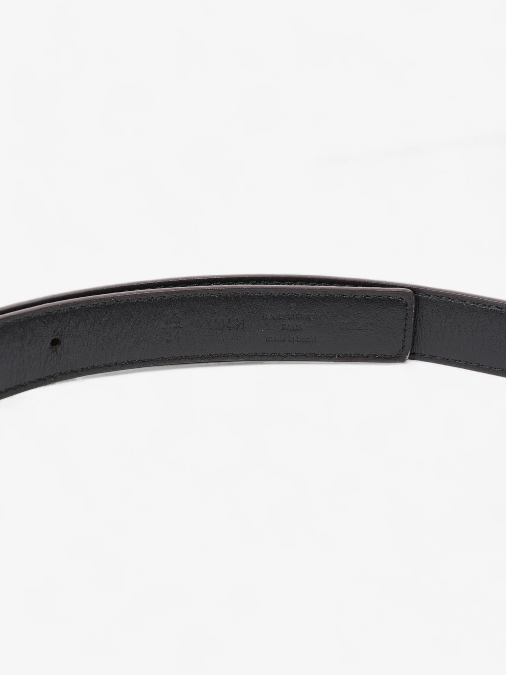 Louis Vuitton LV Initiales Reversible Belt Monogram / Black / Gold Canvas 85cm / 34"