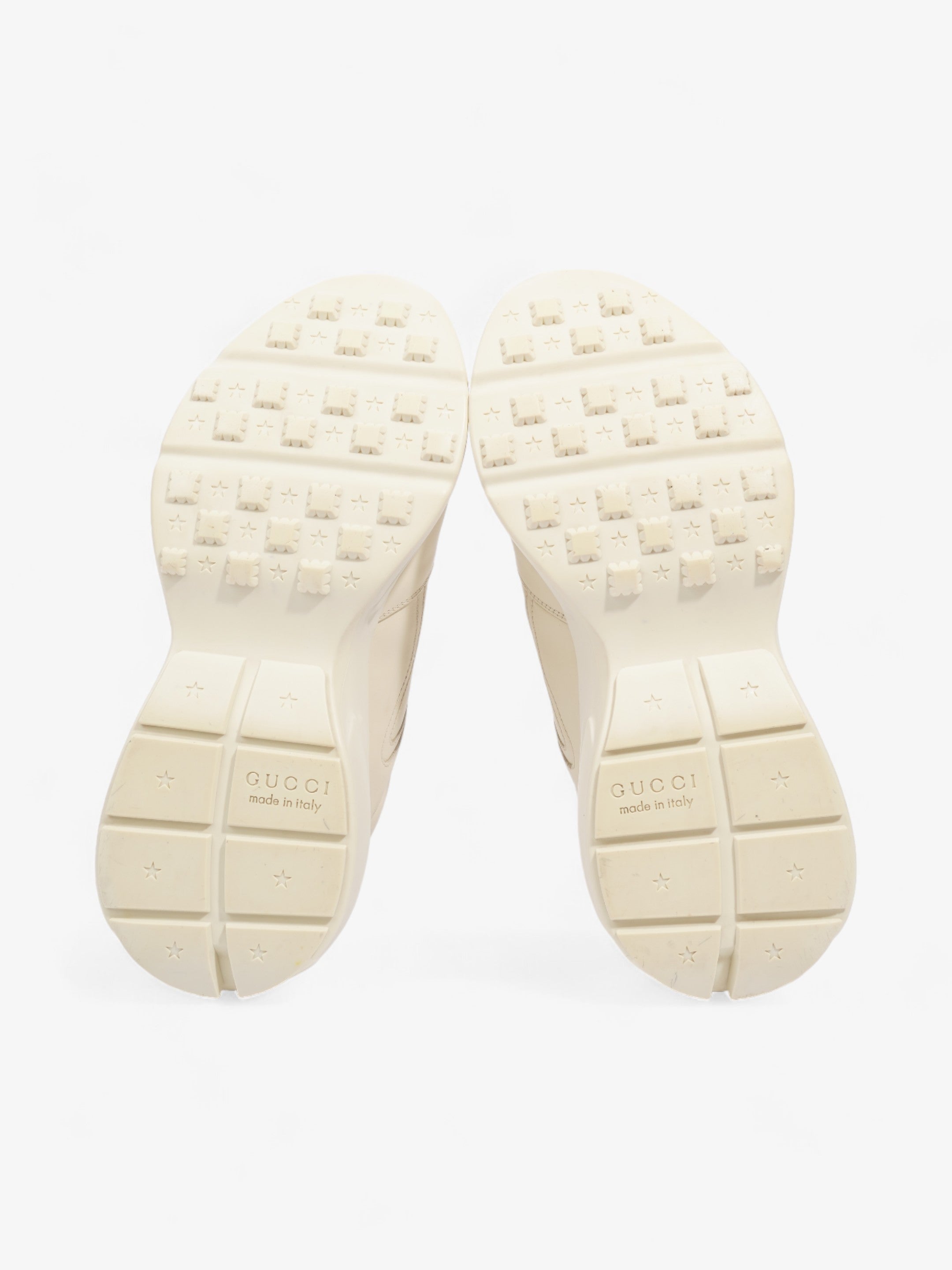 Gucci Rhyton Sneaker Ivory Leather EU 40 UK 7