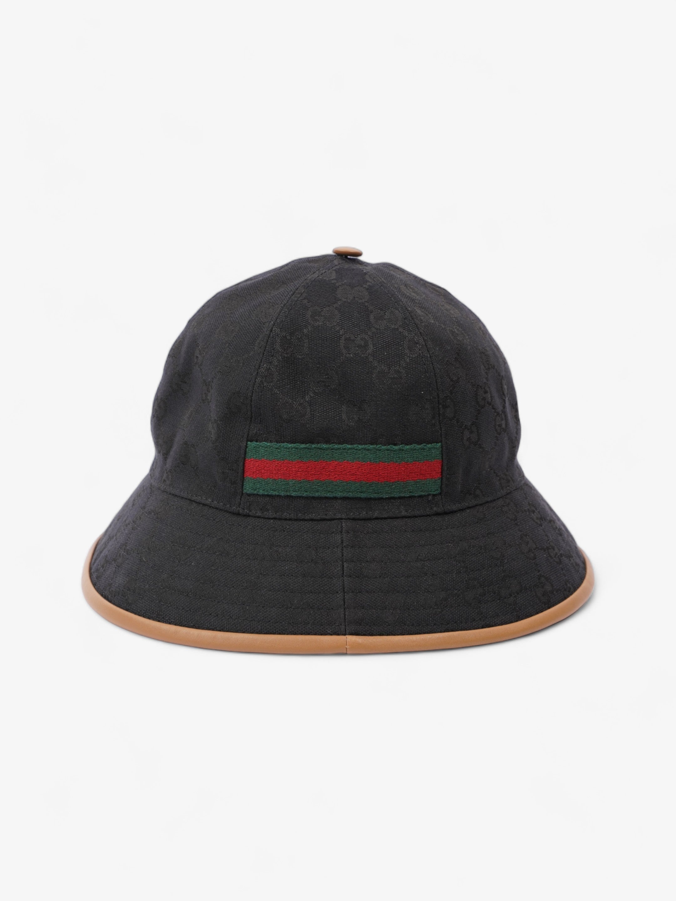 Gucci GG Sport Bucket Hat Black Canvas M