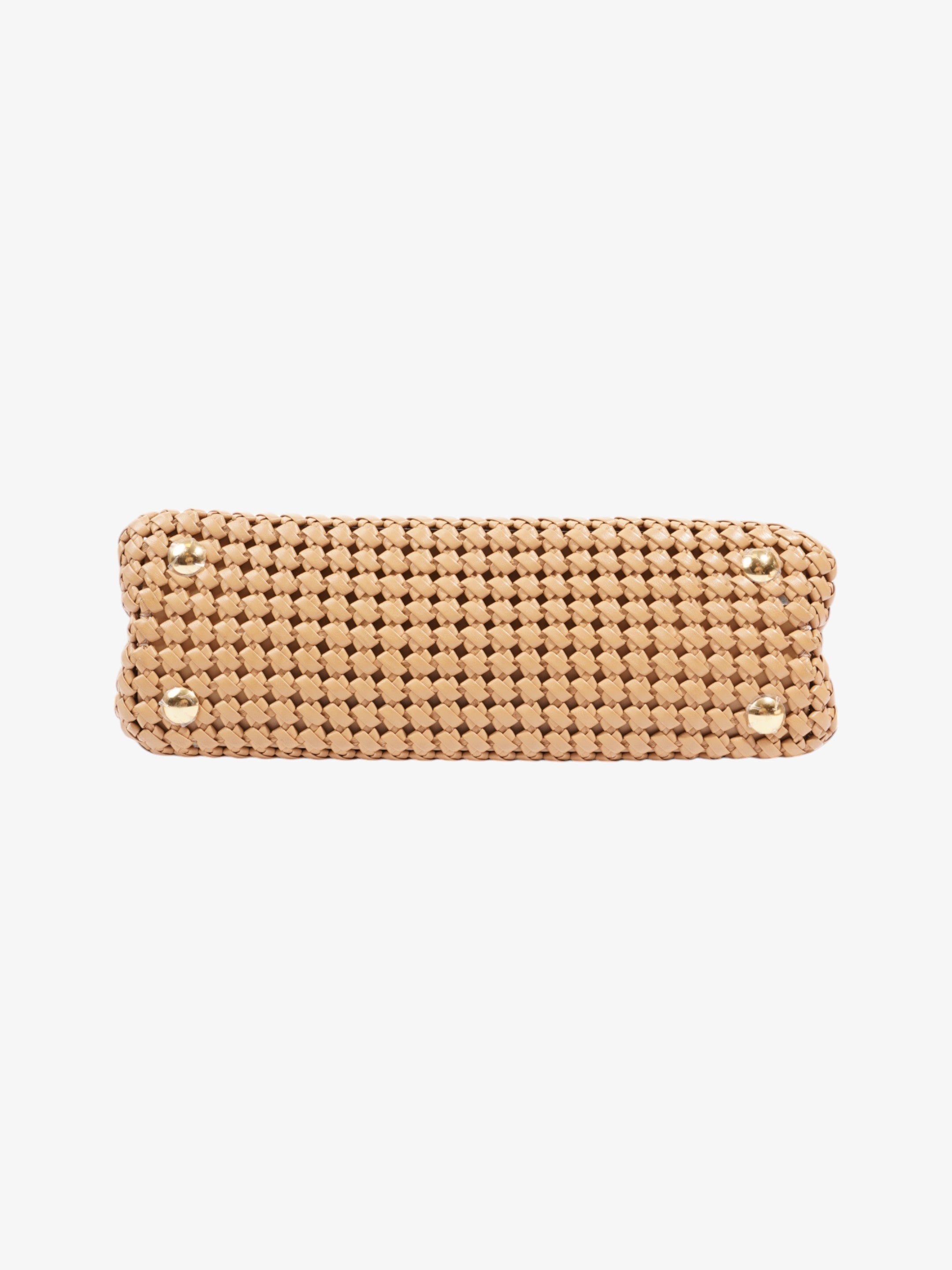 Fendi Peekaboo Tan Leather Medium