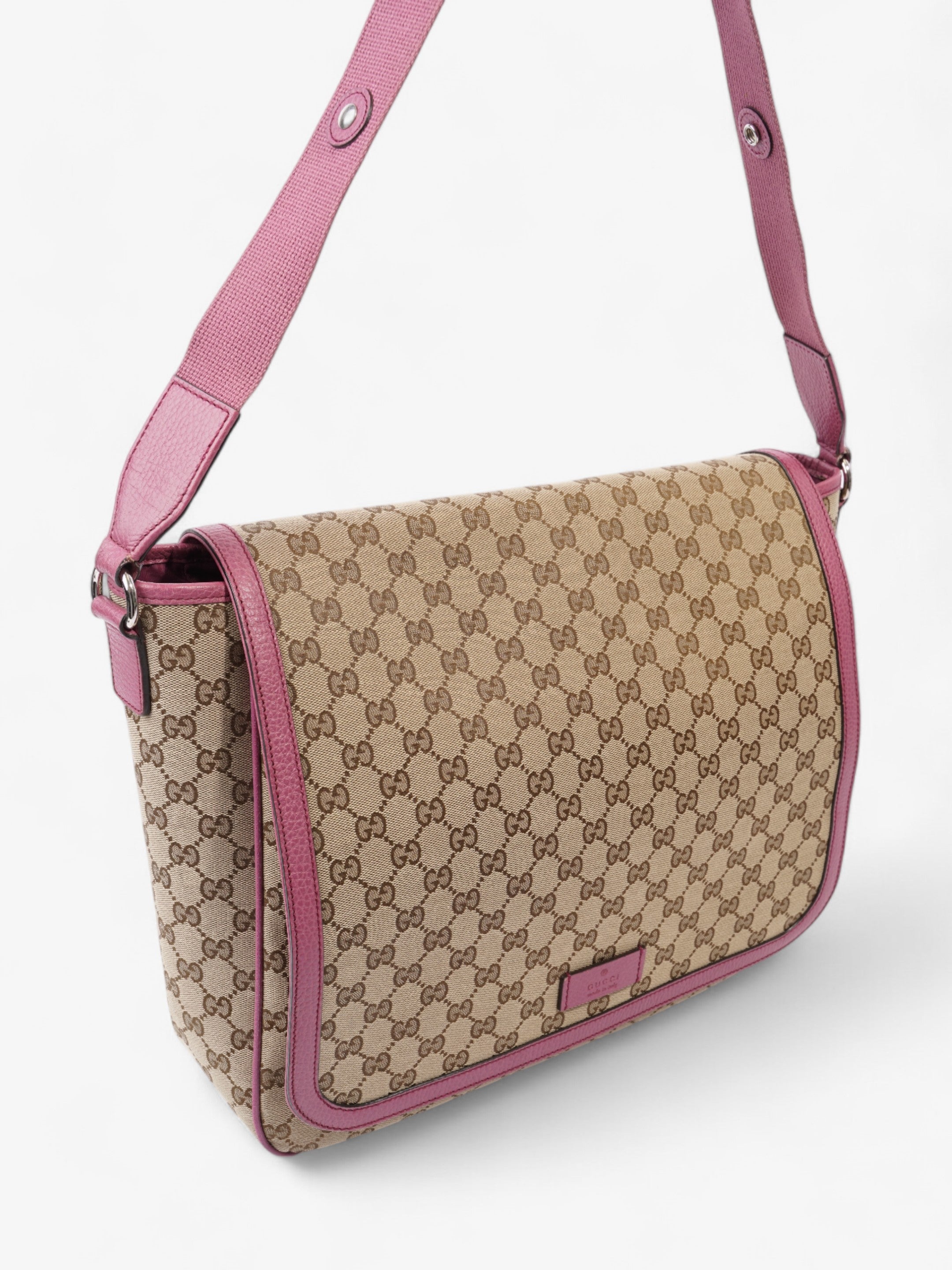Gucci Changing Bag GG Supreme / Pink Canvas