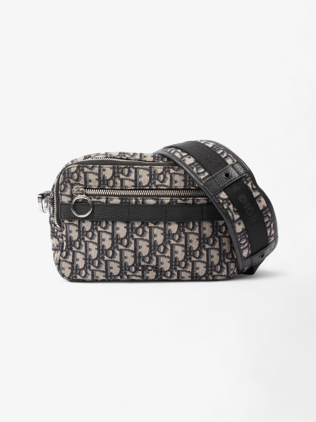 Christian Dior Safari Beige And Black Dior Oblique Canvas