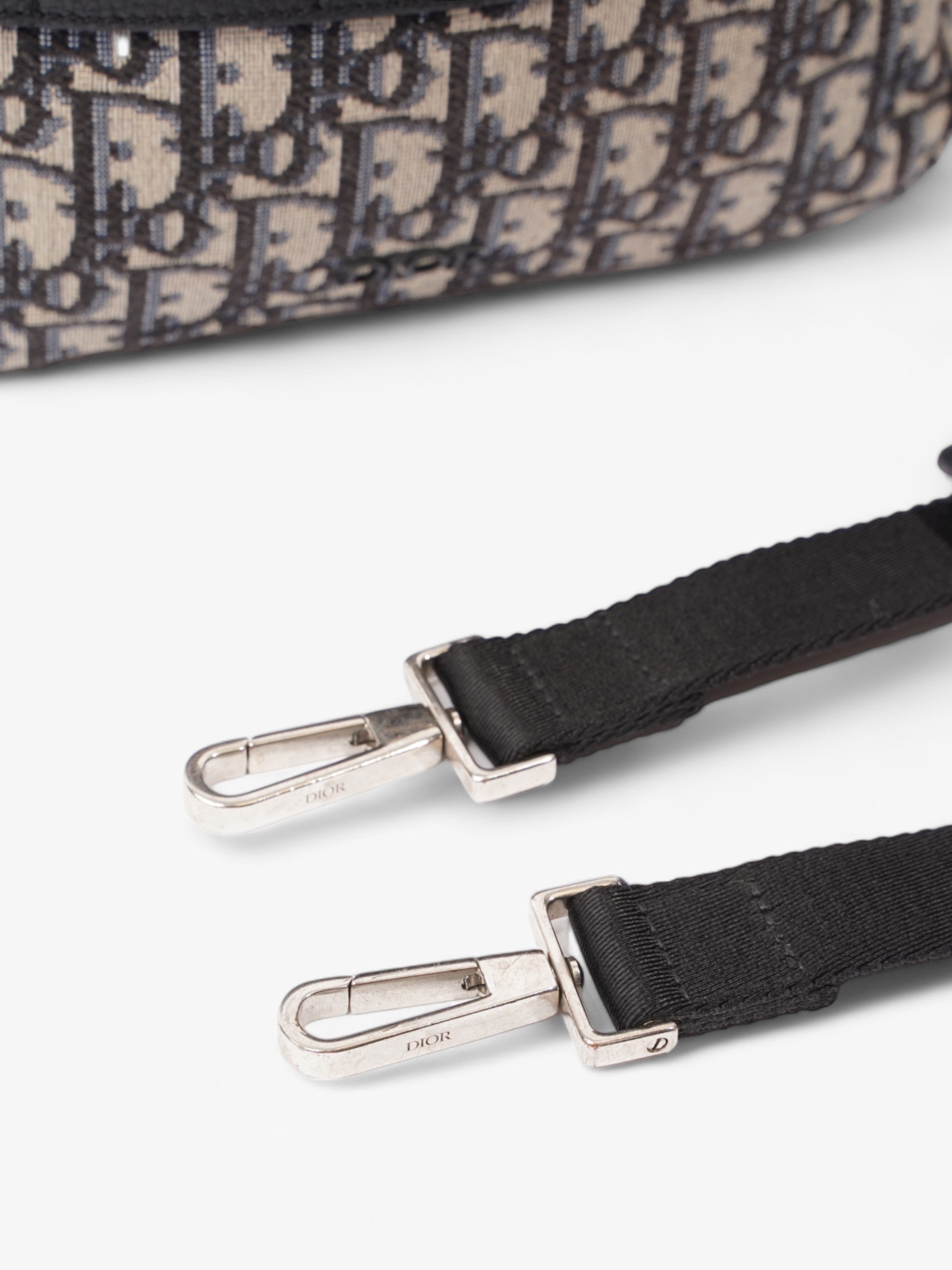 Christian Dior Safari Beige And Black Dior Oblique Canvas