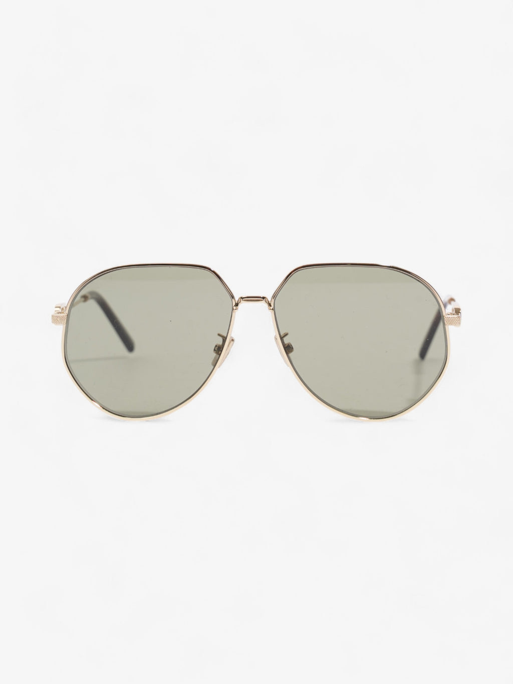 Christian Dior CD Link Sunglasses Gold Acetate 145mm