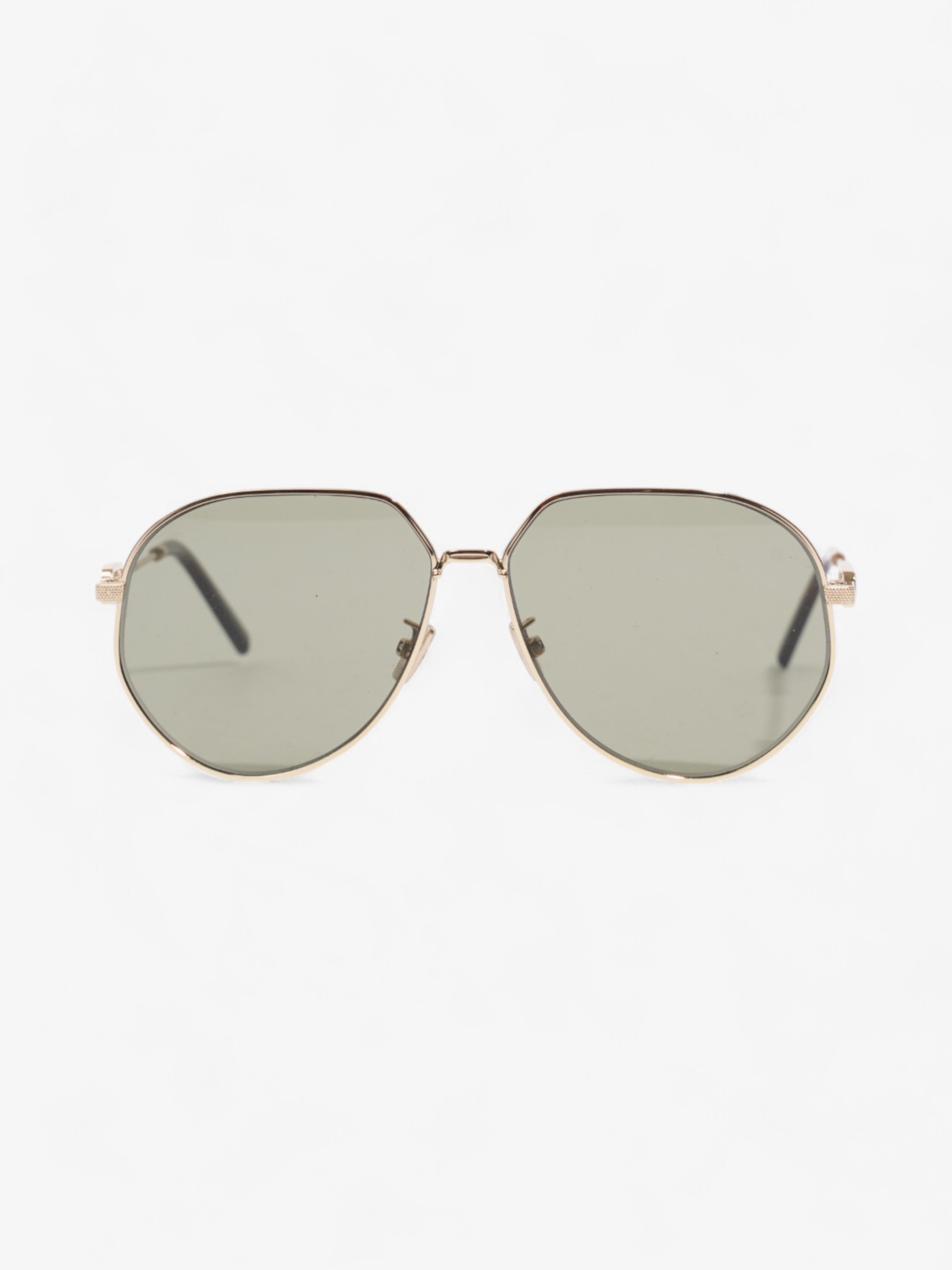 Christian Dior CD Link Sunglasses Gold Acetate 145mm