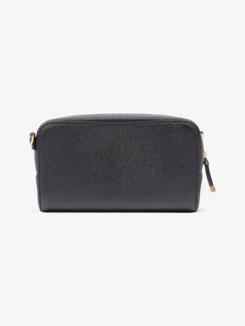 Christian Dior Caro Double Pouch Bag Black Calfskin Leather