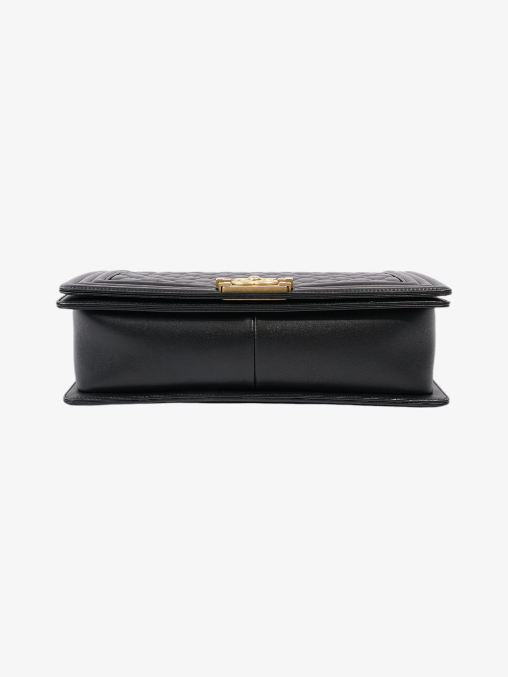 Chanel Boy Bag Black Lambskin Leather New Medium