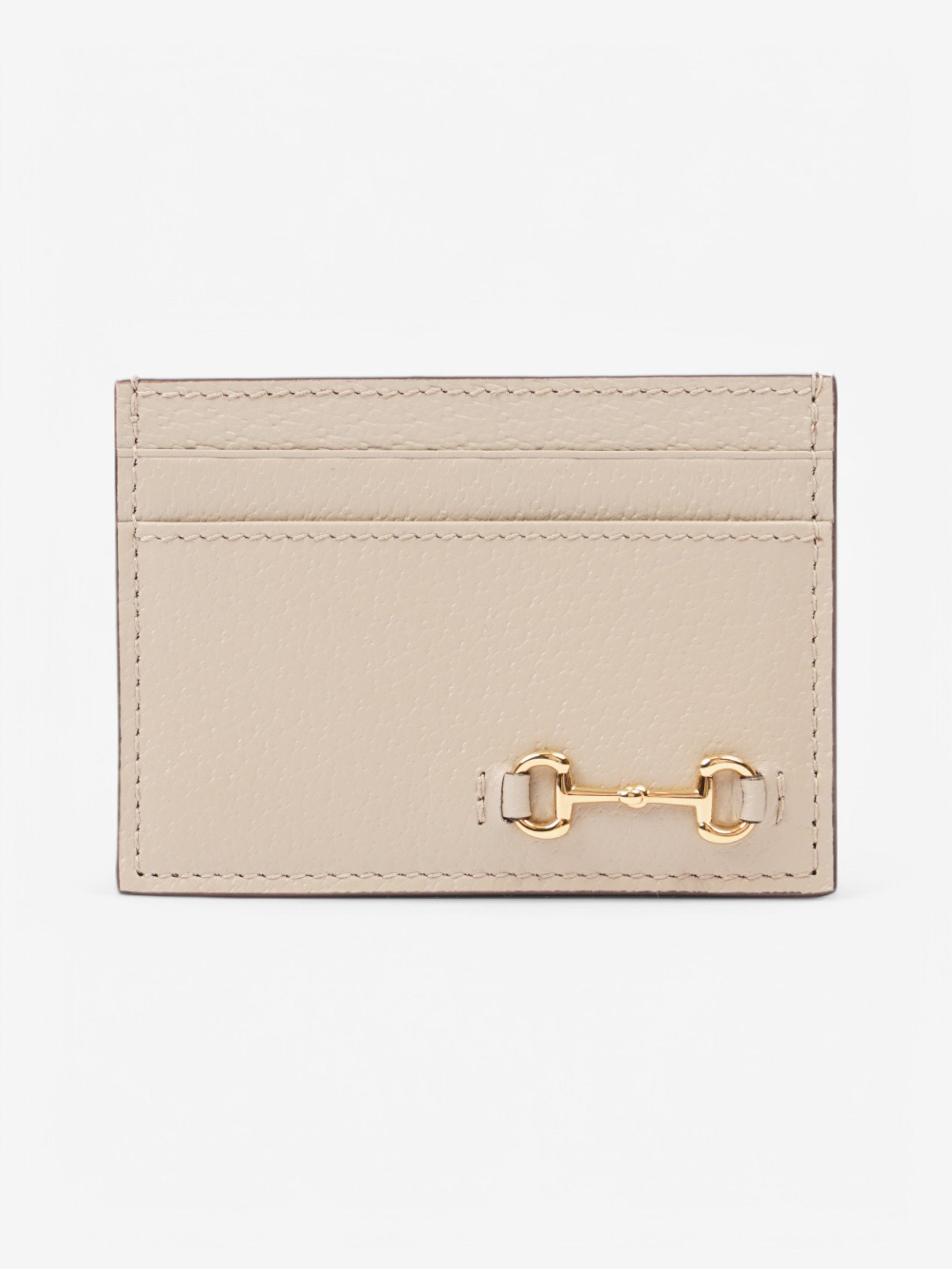Gucci Horsebit 1955  Holder Beige / Gold Calfskin Leather
