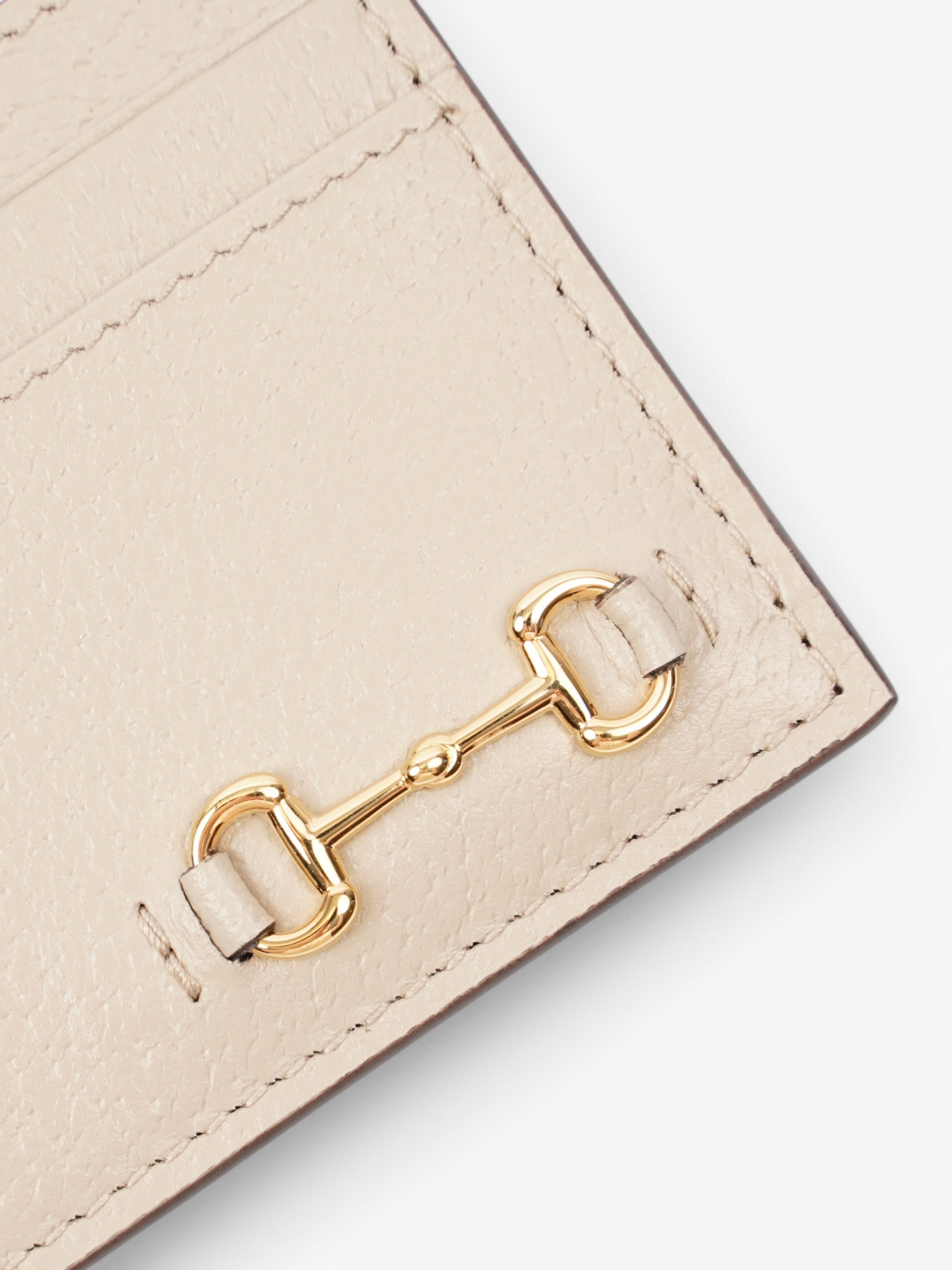 Gucci Horsebit 1955  Holder Beige / Gold Calfskin Leather